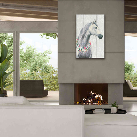 Image of 'Spirit Stallion I on wood' by James Wiens, Canvas Wall Art,26 x 40