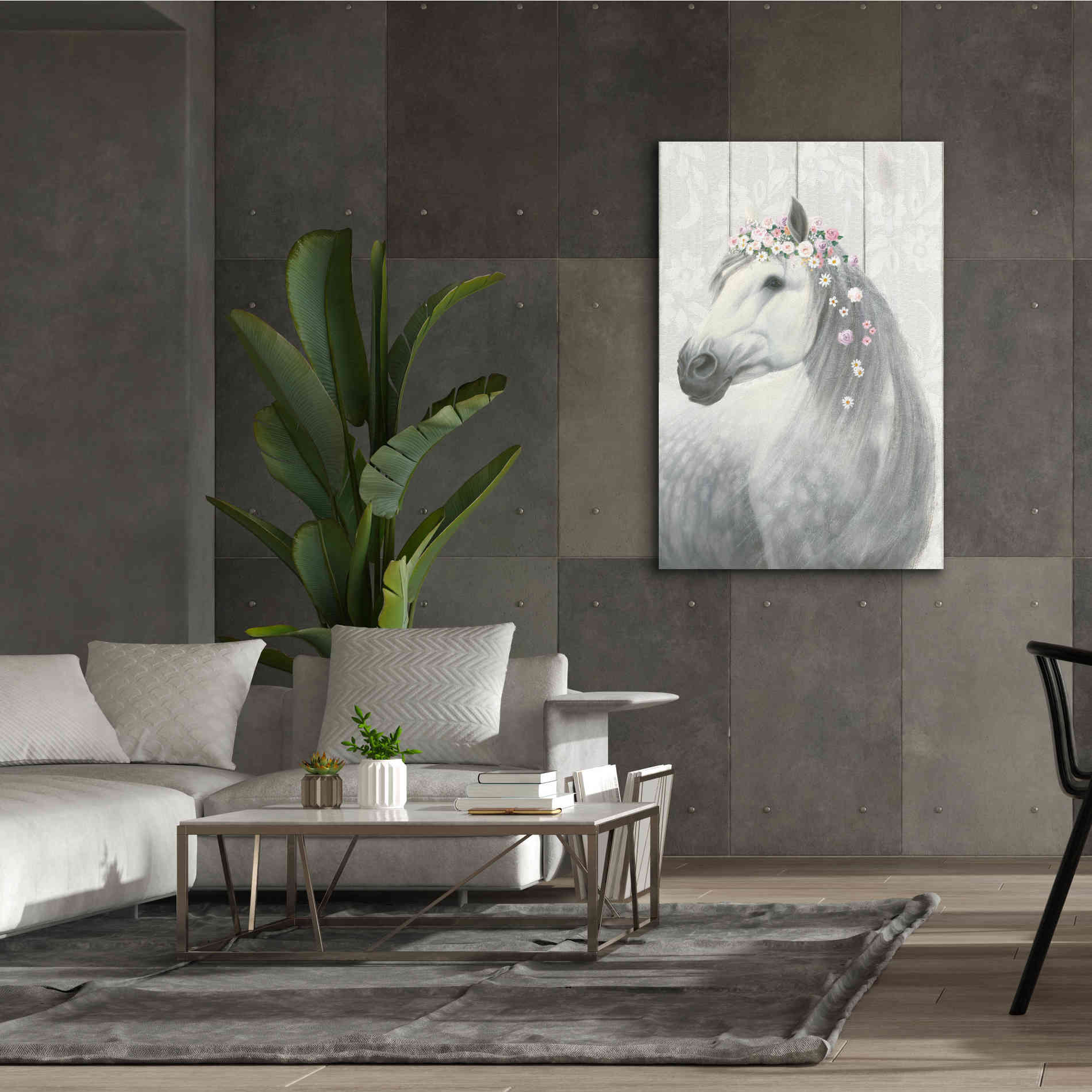 'Spirit Stallion II on wood' by James Wiens, Canvas Wall Art,40 x 60