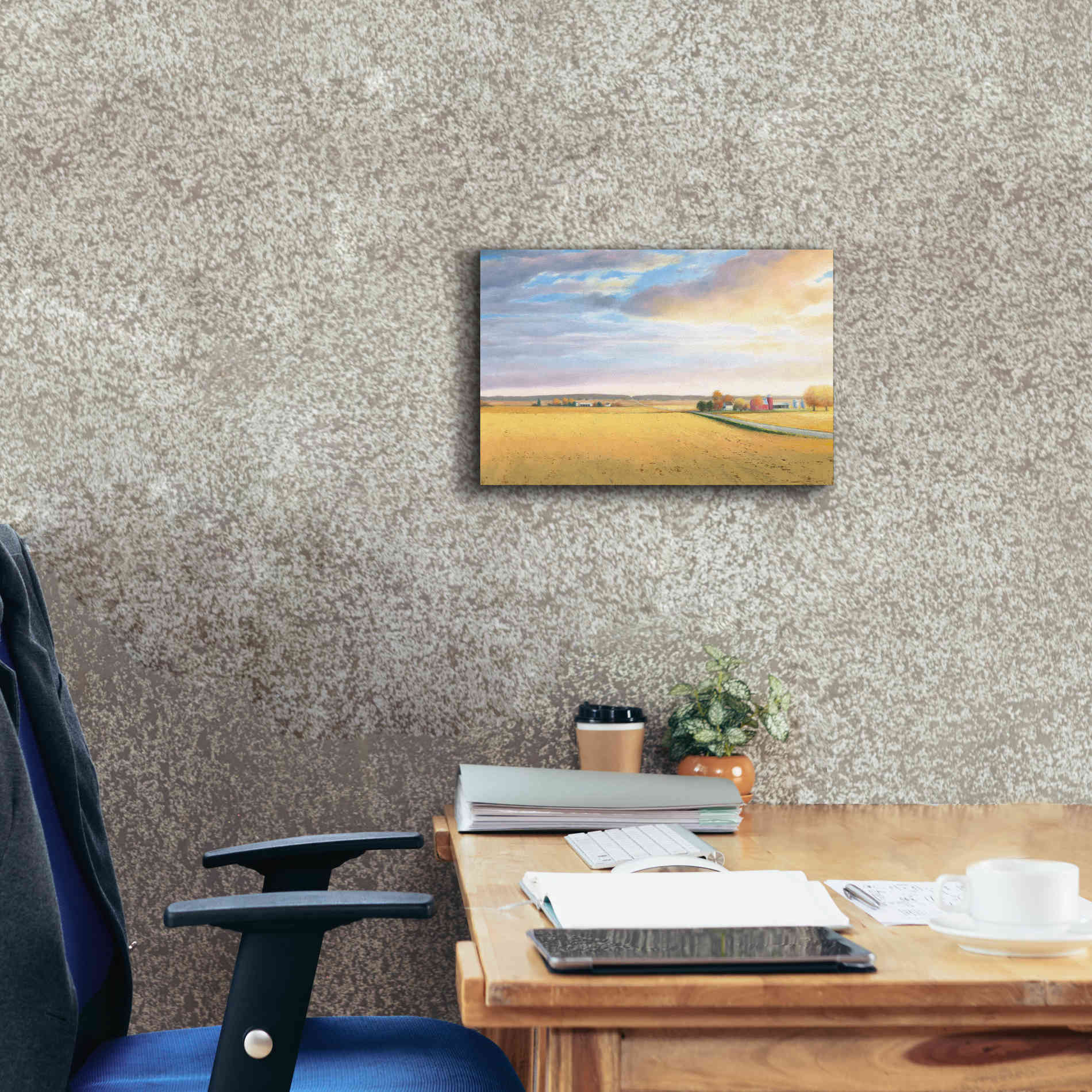 'Heartland Landscape' by James Wiens, Canvas Wall Art,18 x 12