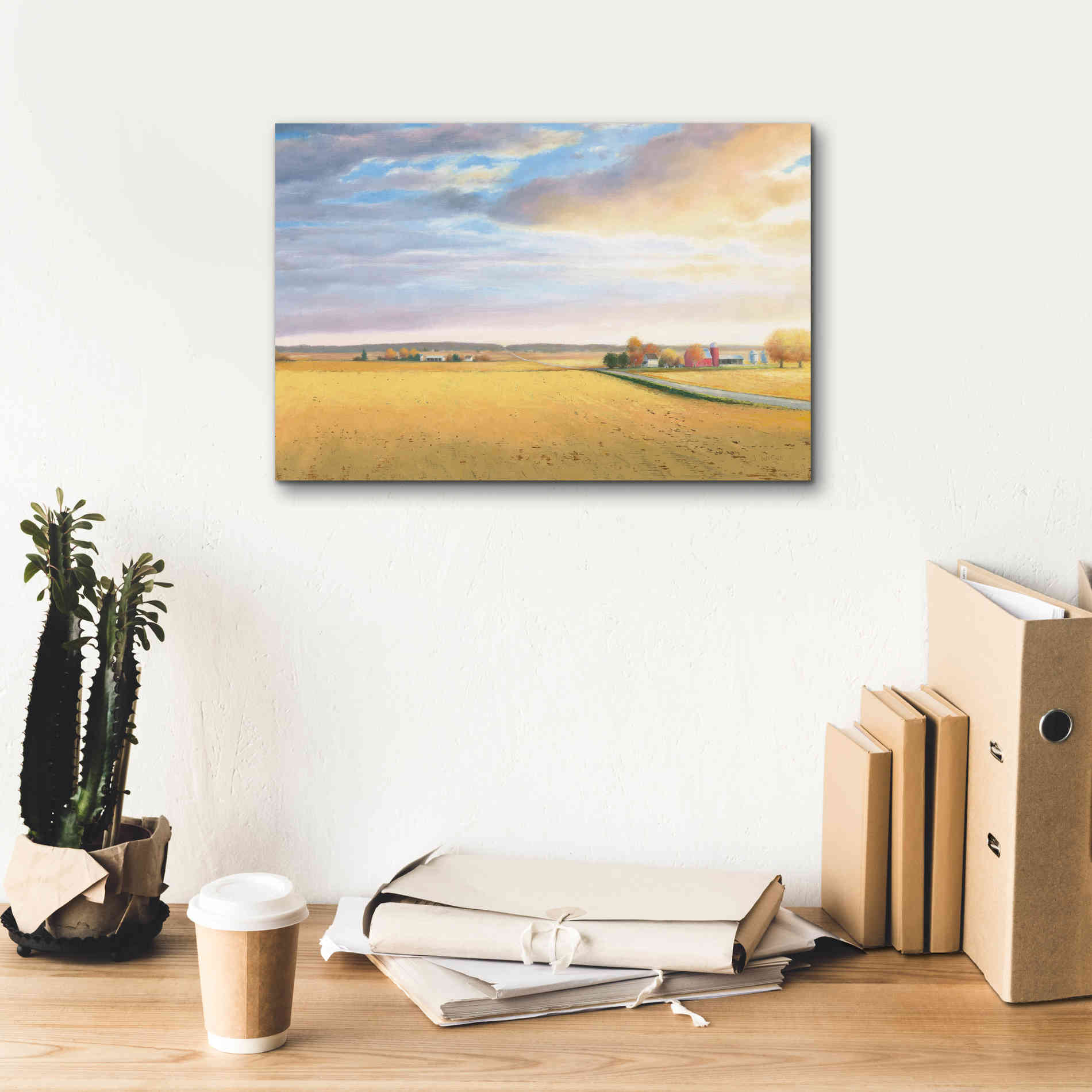 'Heartland Landscape' by James Wiens, Canvas Wall Art,18 x 12
