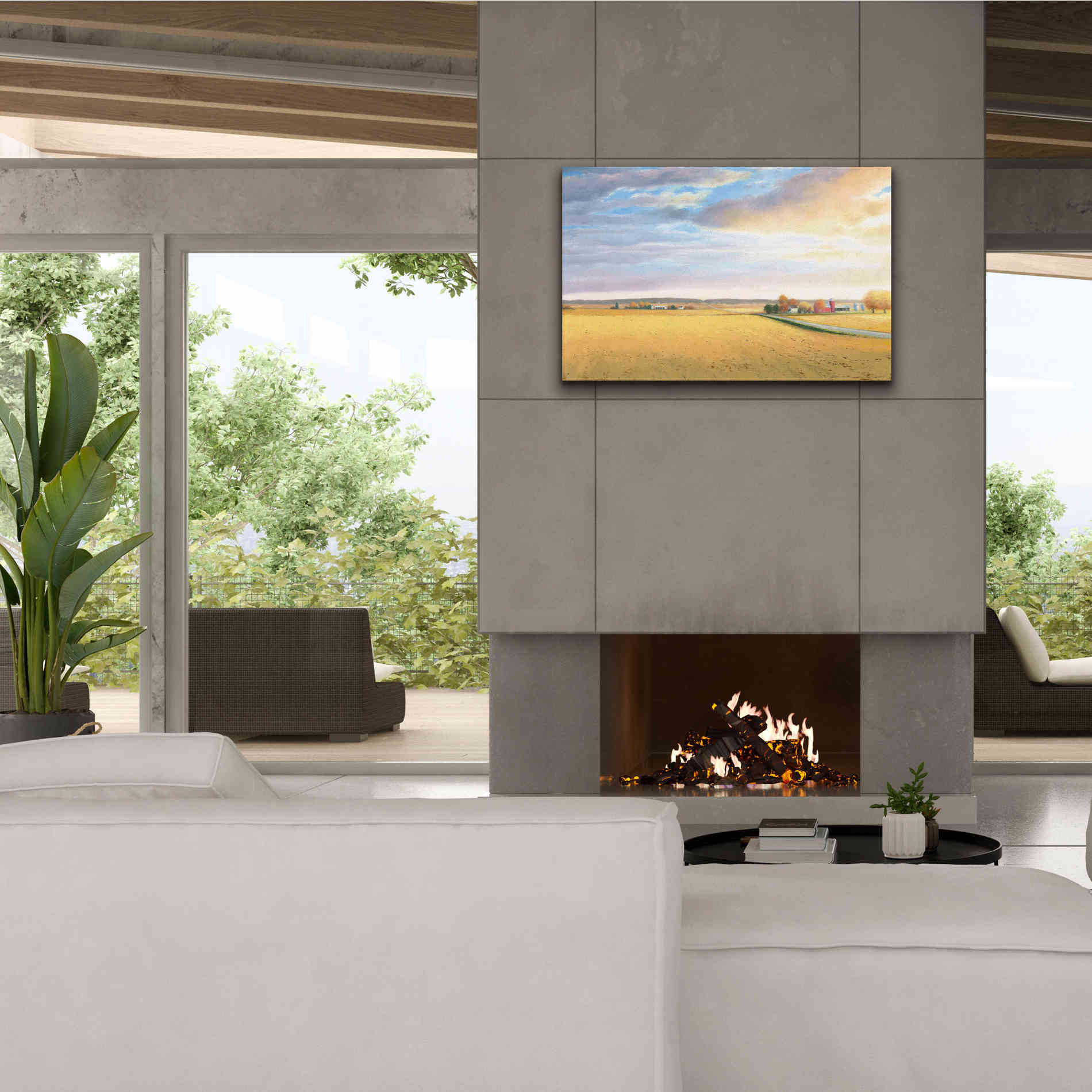 'Heartland Landscape' by James Wiens, Canvas Wall Art,40 x 26