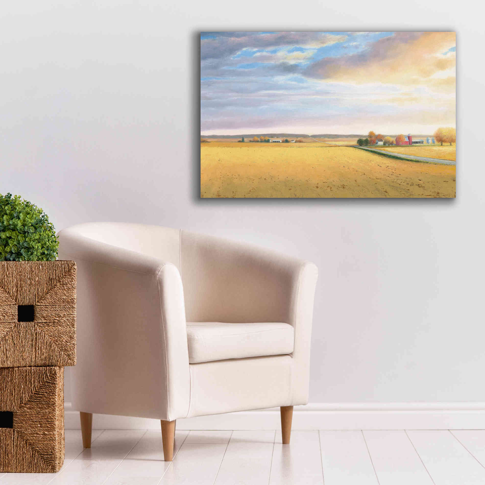 'Heartland Landscape' by James Wiens, Canvas Wall Art,40 x 26