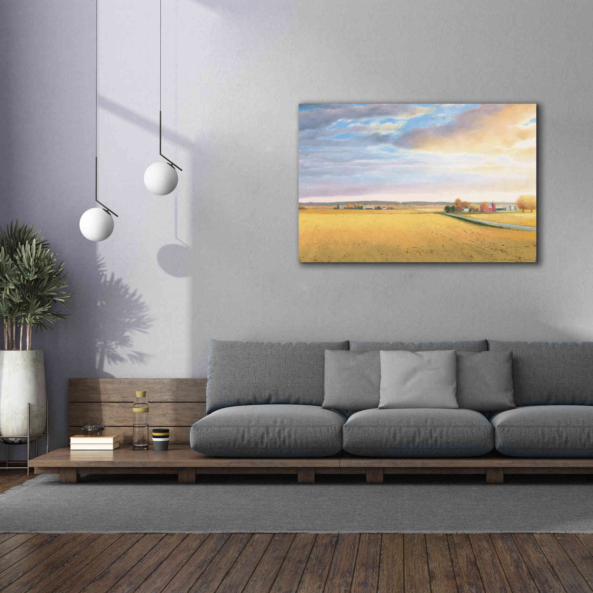 'Heartland Landscape' by James Wiens, Canvas Wall Art,60 x 40