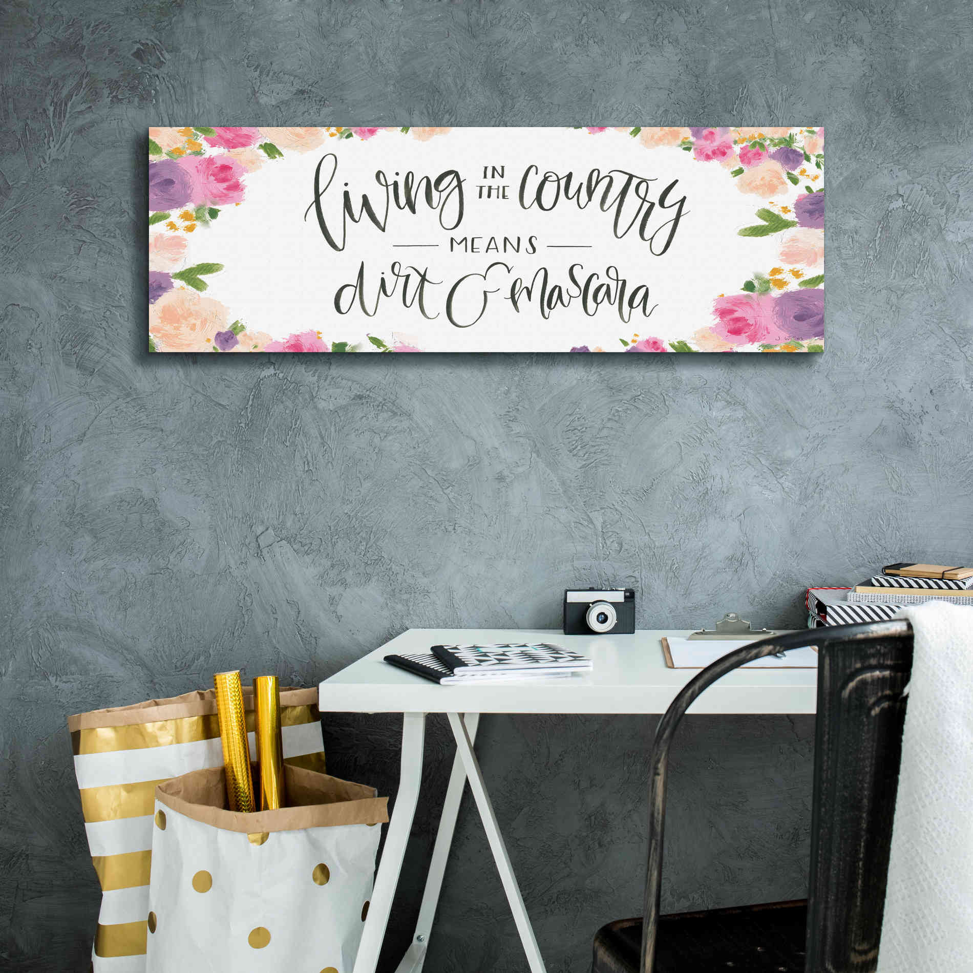 'Beautiful Country IV' by James Wiens, Canvas Wall Art,36 x 12