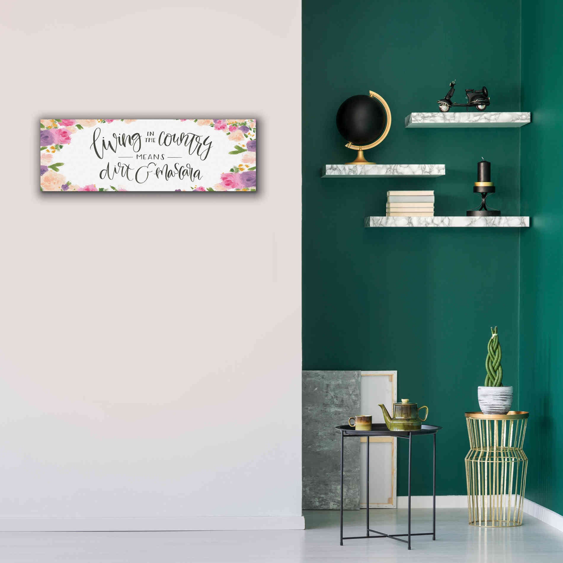 'Beautiful Country IV' by James Wiens, Canvas Wall Art,36 x 12