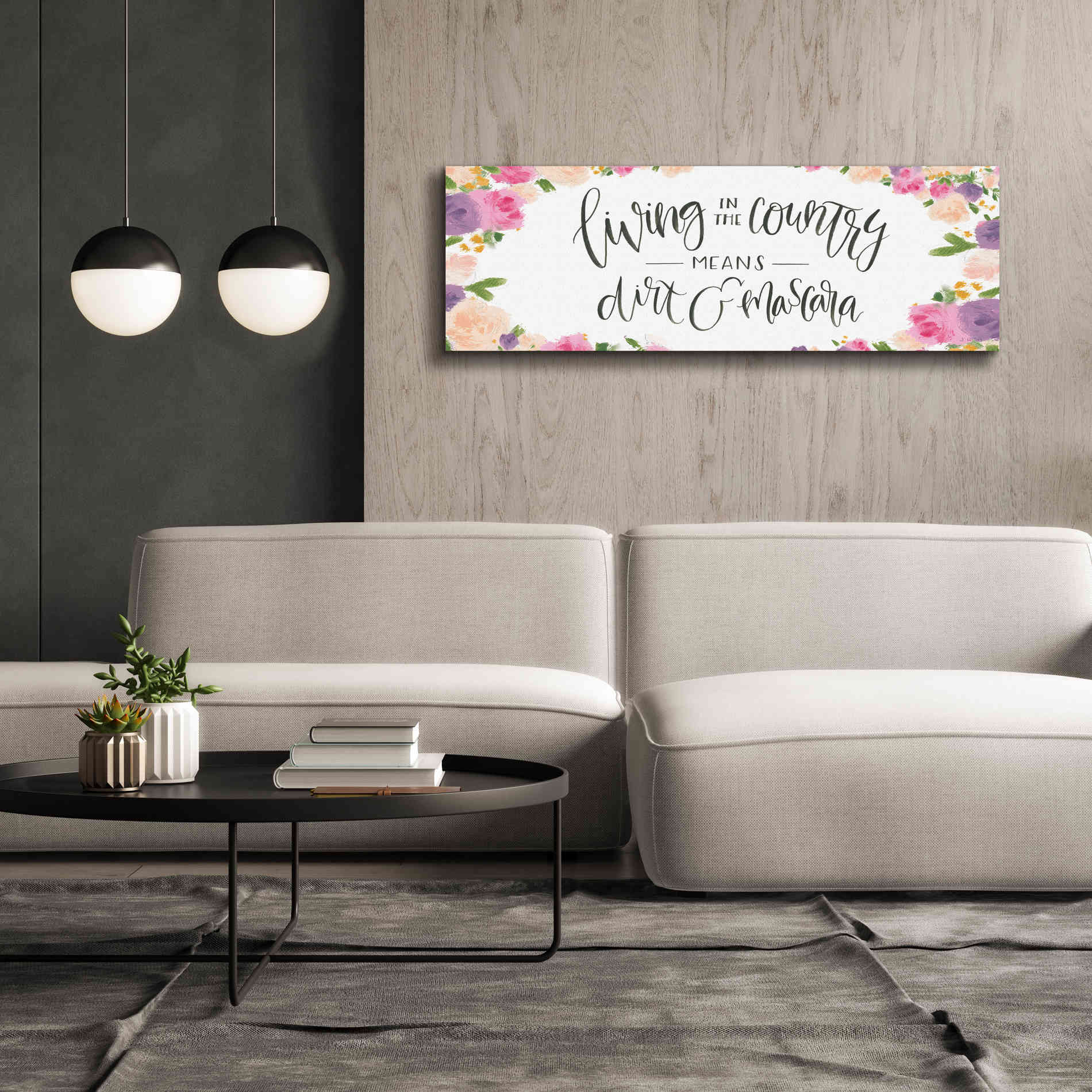 'Beautiful Country IV' by James Wiens, Canvas Wall Art,60 x 20