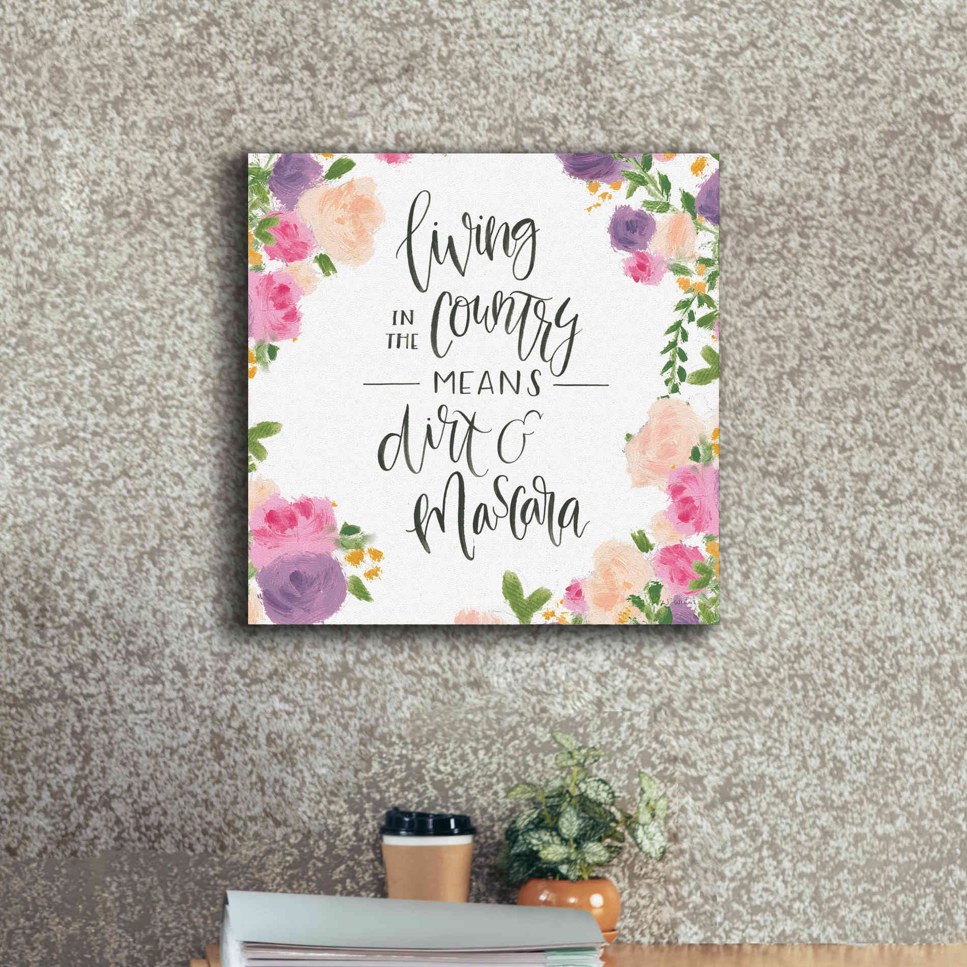 'Beautiful Country V' by James Wiens, Canvas Wall Art,18 x 18