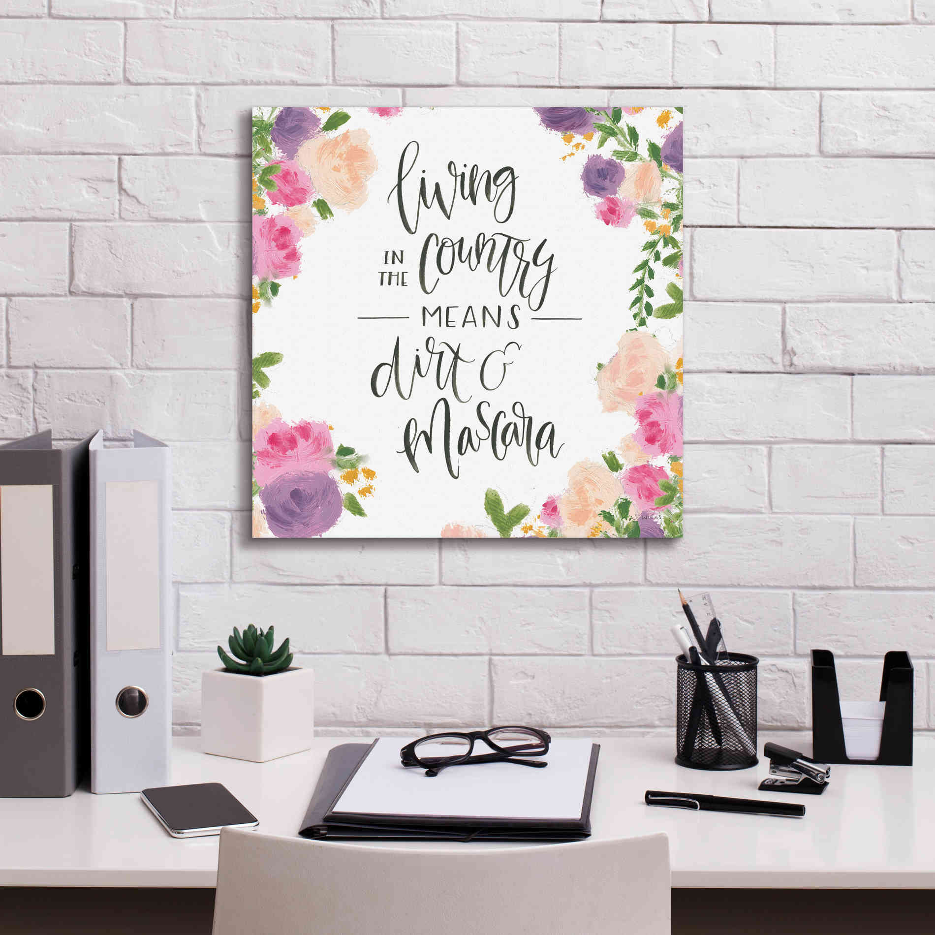 'Beautiful Country V' by James Wiens, Canvas Wall Art,18 x 18