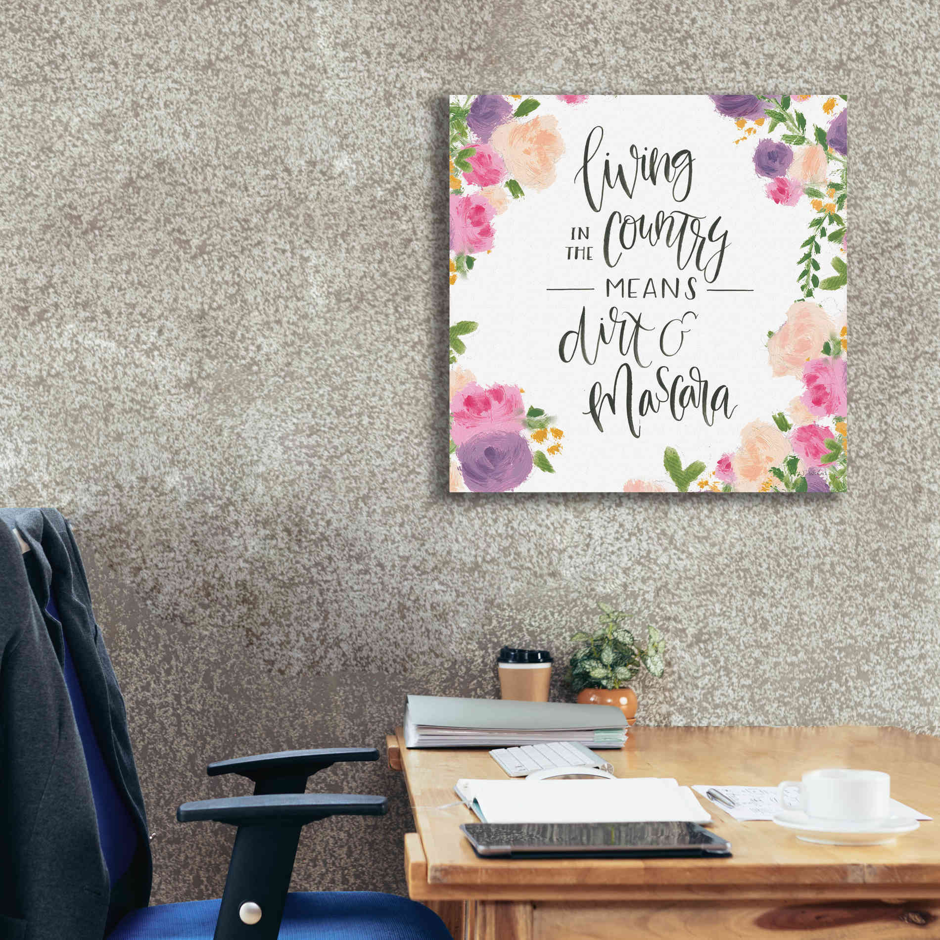 'Beautiful Country V' by James Wiens, Canvas Wall Art,26 x 26