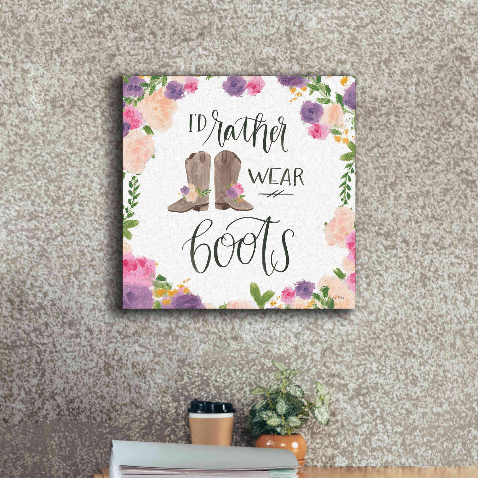 'Beautiful Country VII' by James Wiens, Canvas Wall Art,18 x 18