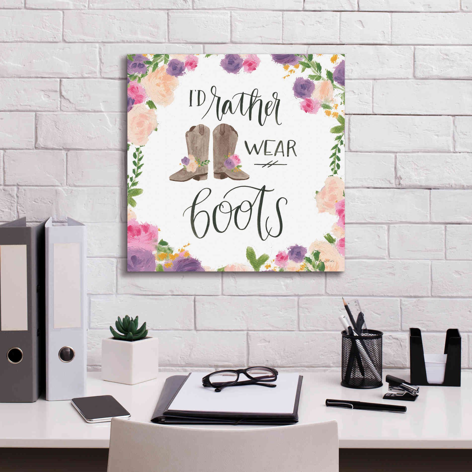 'Beautiful Country VII' by James Wiens, Canvas Wall Art,18 x 18