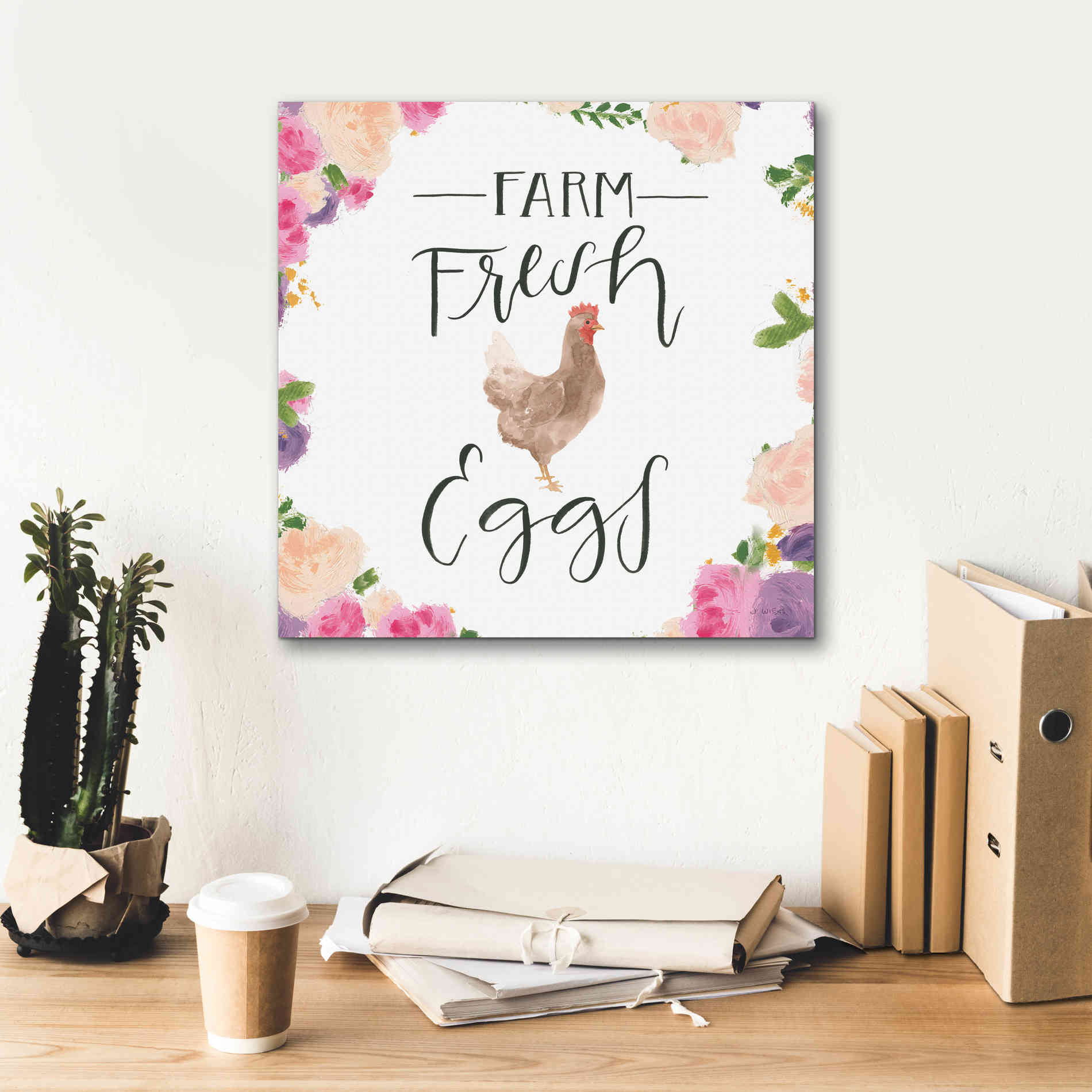 'Beautiful Country VIII' by James Wiens, Canvas Wall Art,18 x 18