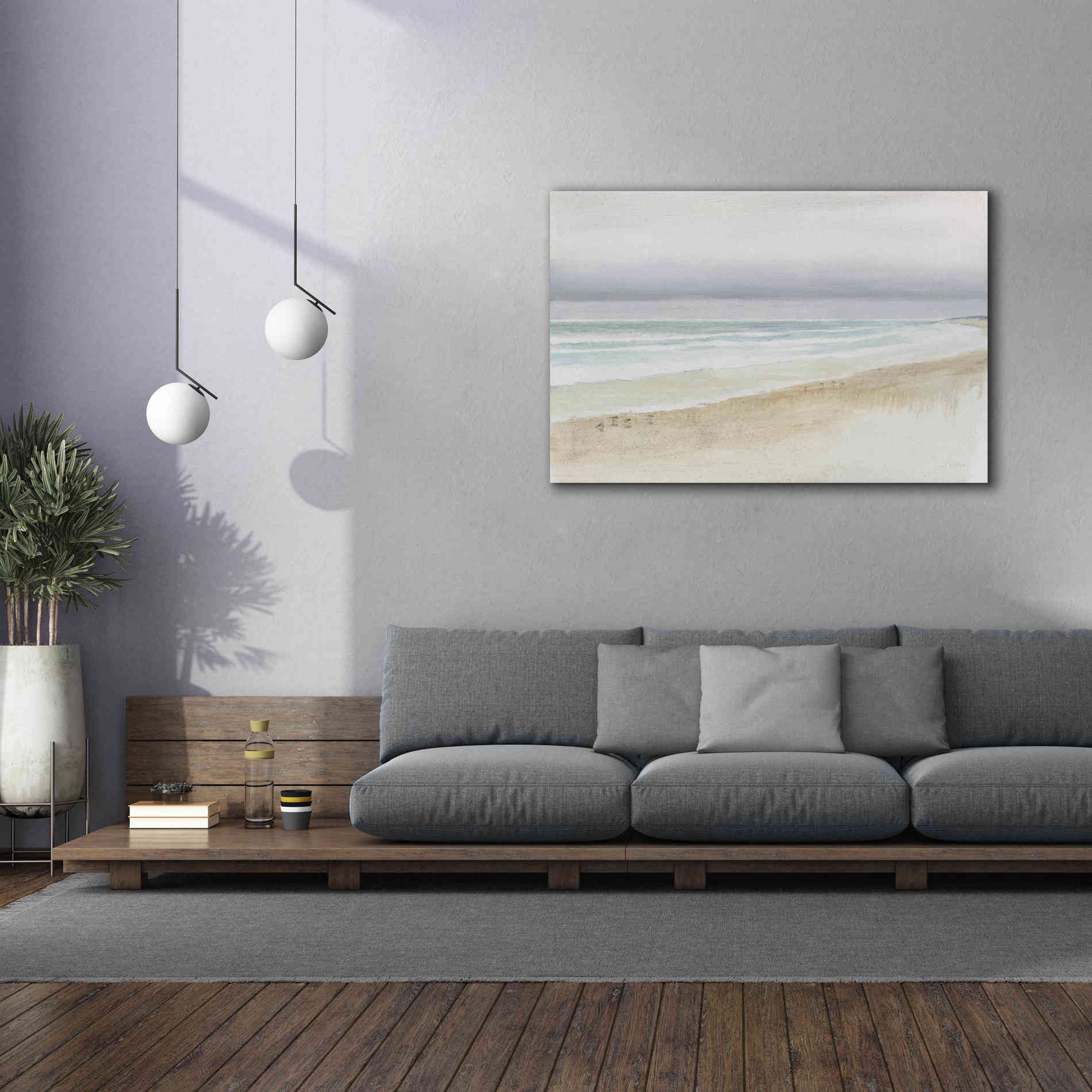 'Serene Seaside' by James Wiens, Canvas Wall Art,60 x 40