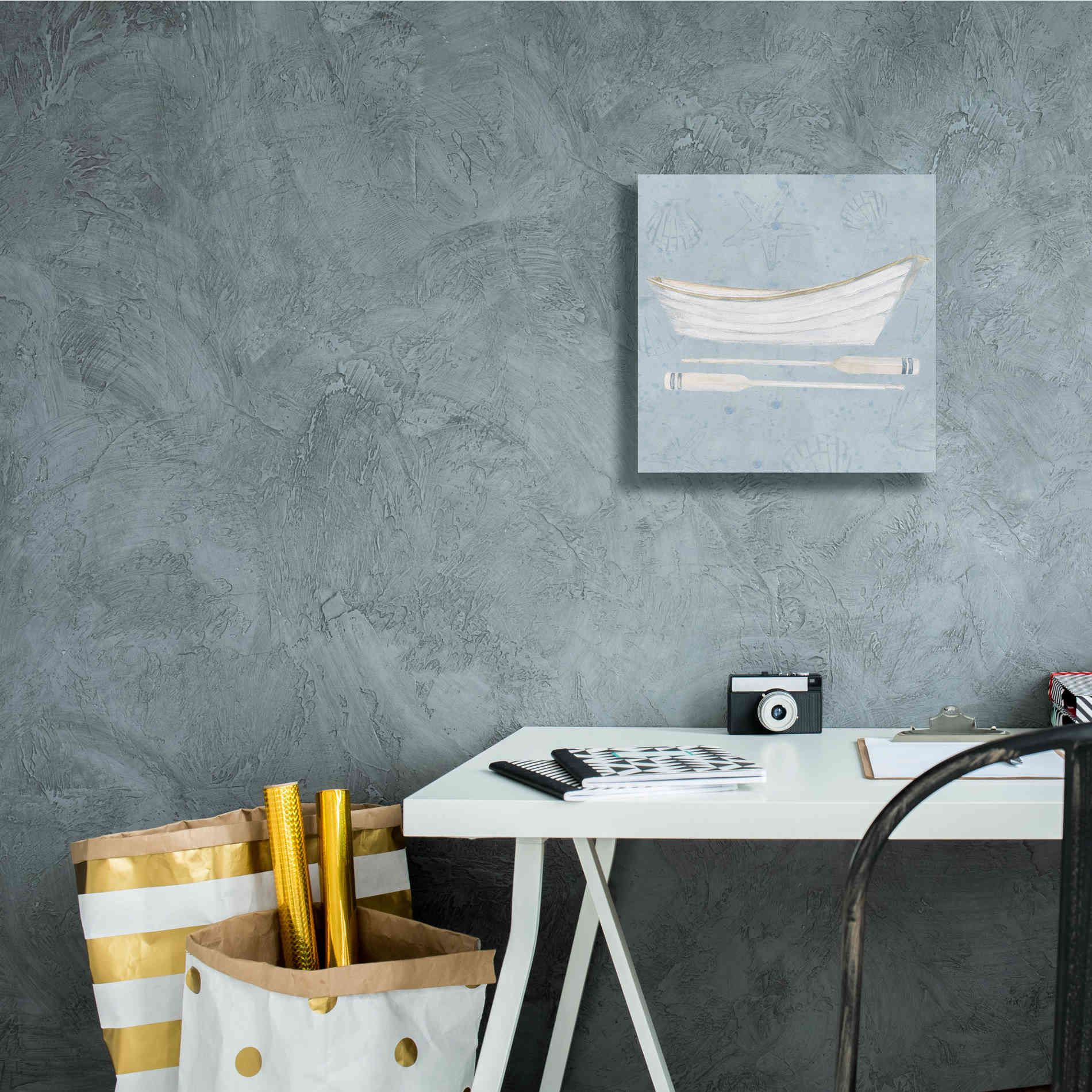 'Serene Seaside I' by James Wiens, Canvas Wall Art,12 x 12