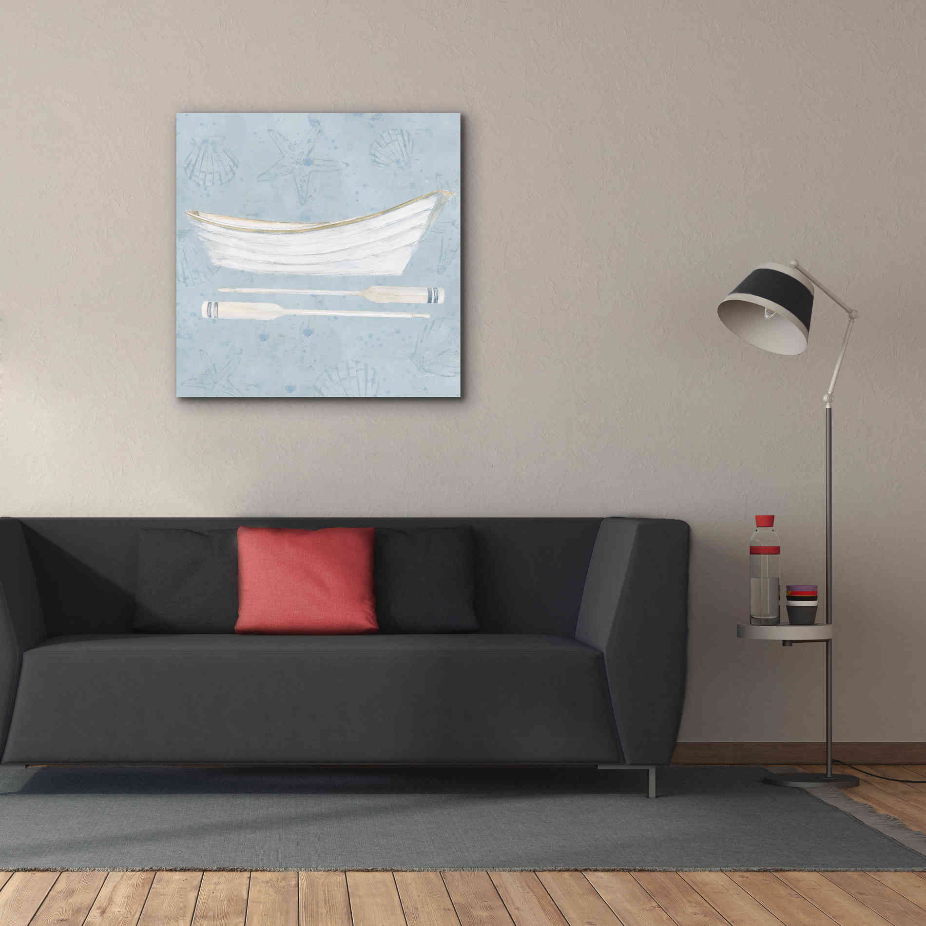 'Serene Seaside I' by James Wiens, Canvas Wall Art,37 x 37