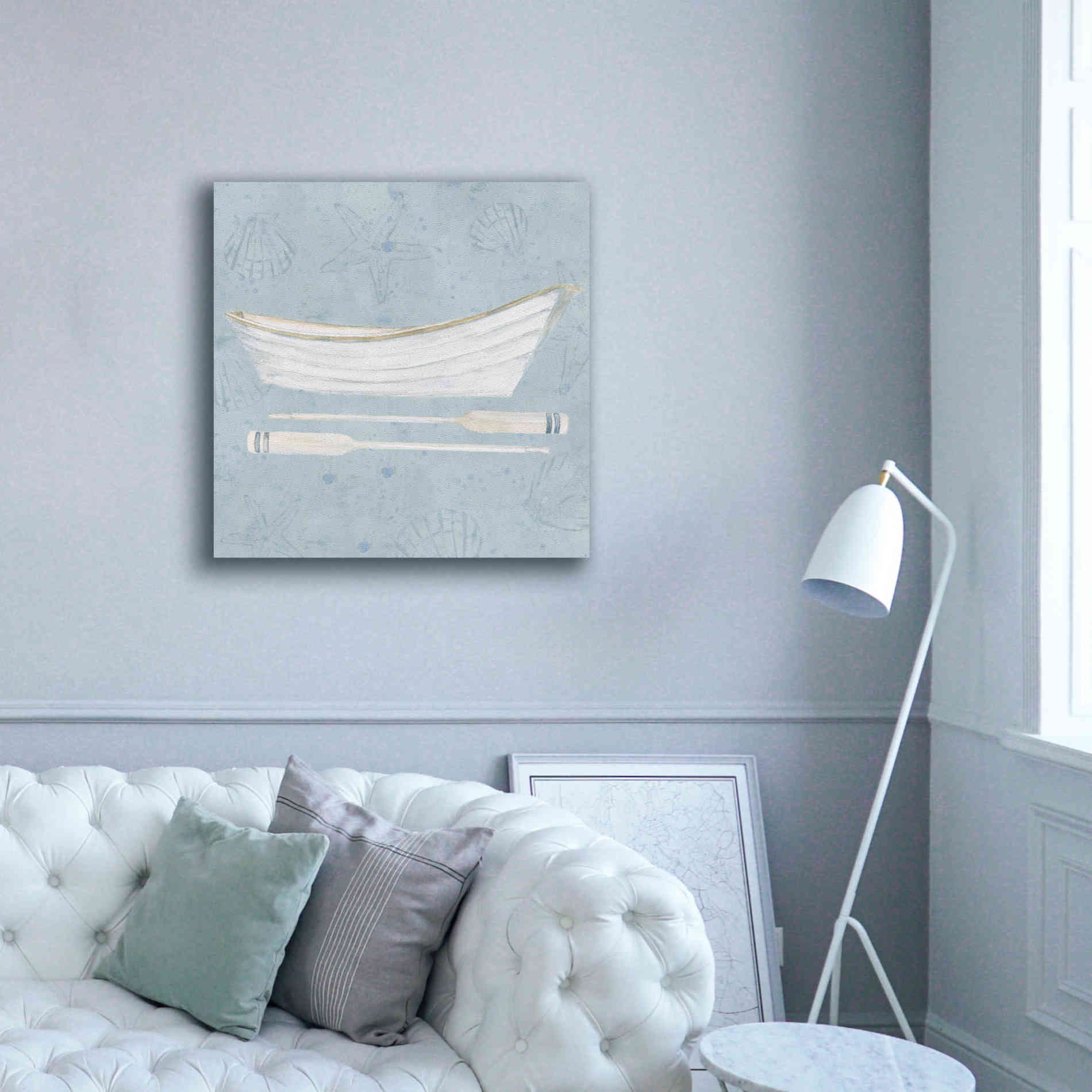 'Serene Seaside I' by James Wiens, Canvas Wall Art,37 x 37