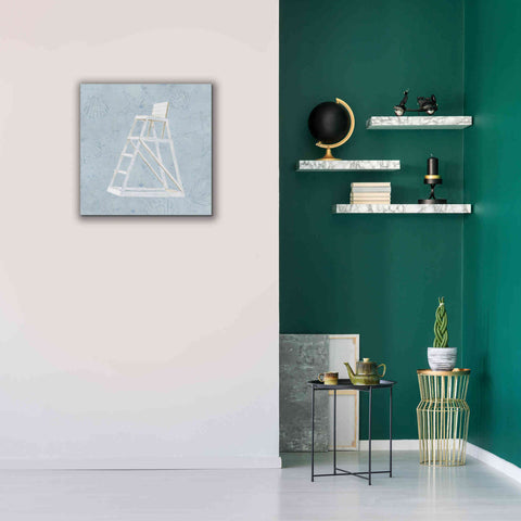 Image of 'Serene Seaside II' by James Wiens, Canvas Wall Art,26 x 26