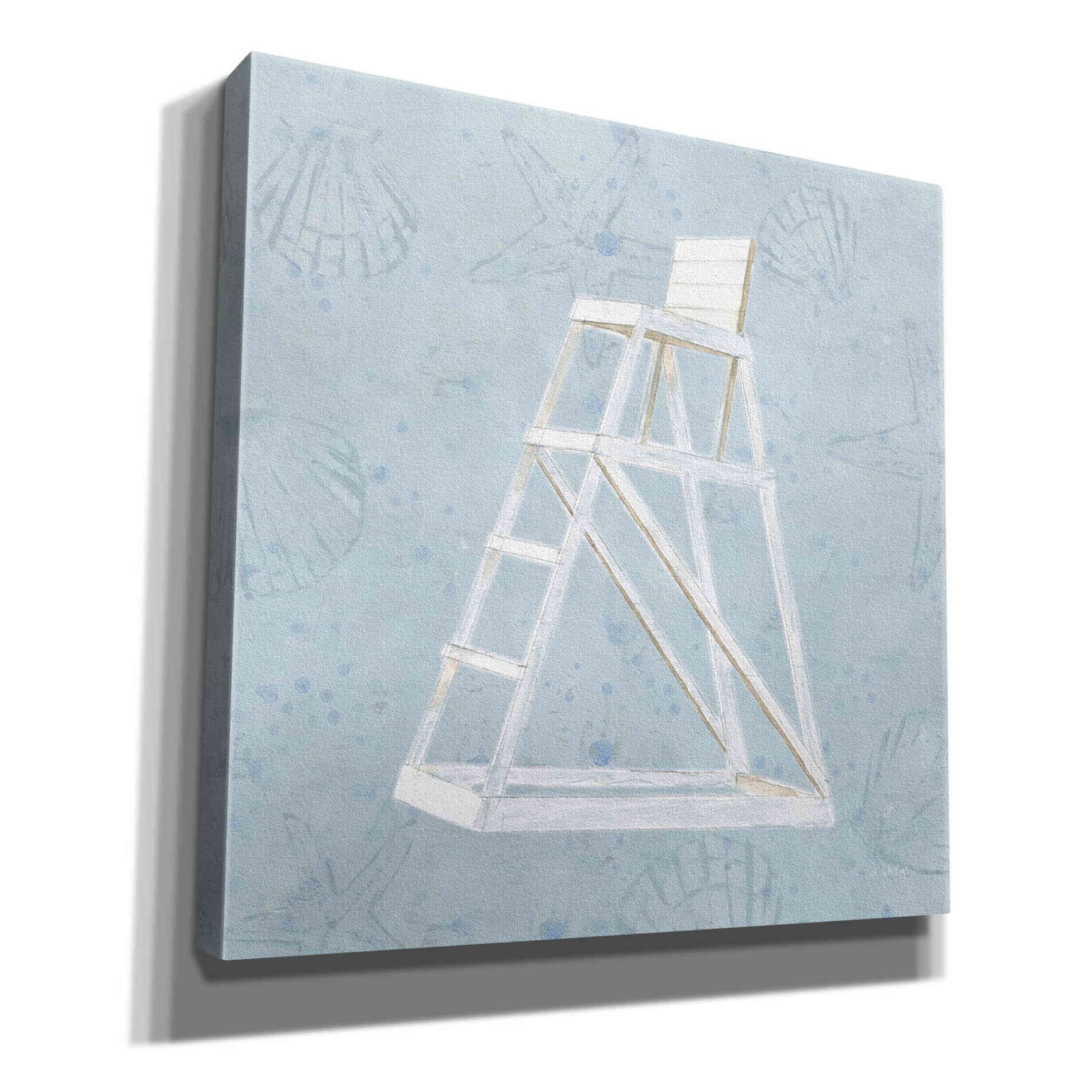 'Serene Seaside II' by James Wiens, Canvas Wall Art,12x12x1.1x0,18x18x1.1x0,26x26x1.74x0,37x37x1.74x0