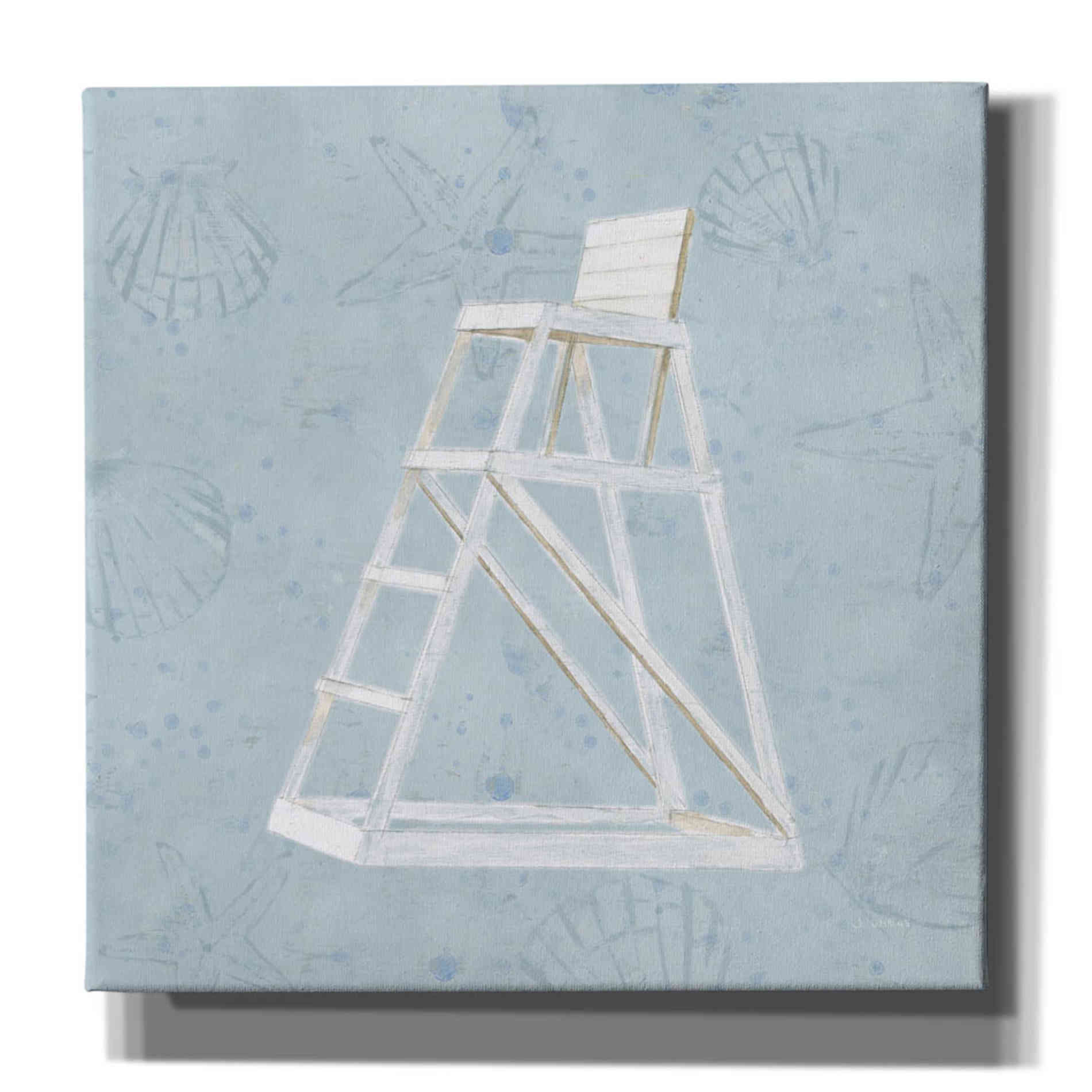 'Serene Seaside II' by James Wiens, Canvas Wall Art,12x12x1.1x0,18x18x1.1x0,26x26x1.74x0,37x37x1.74x0