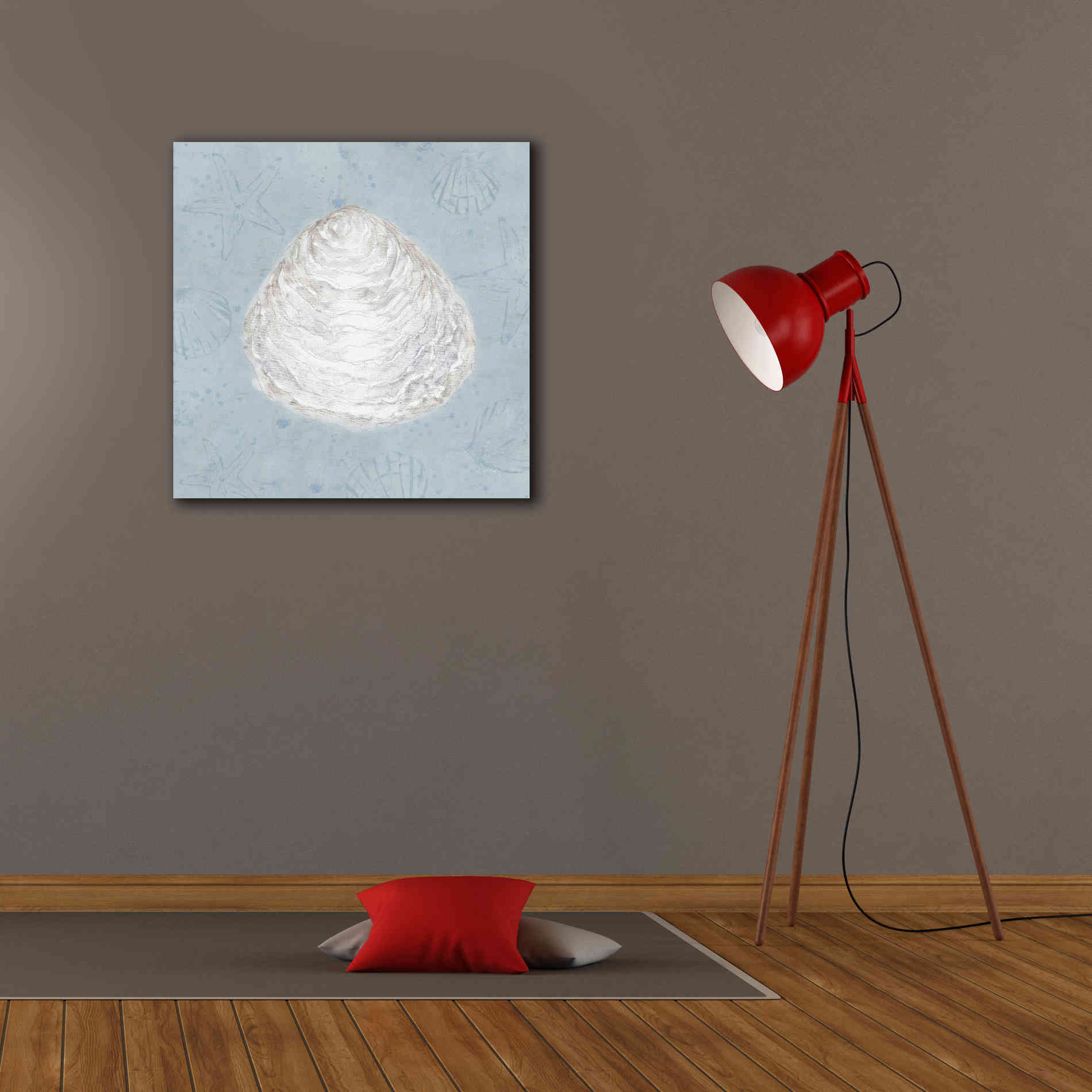'Serene Shells I' by James Wiens, Canvas Wall Art,26 x 26