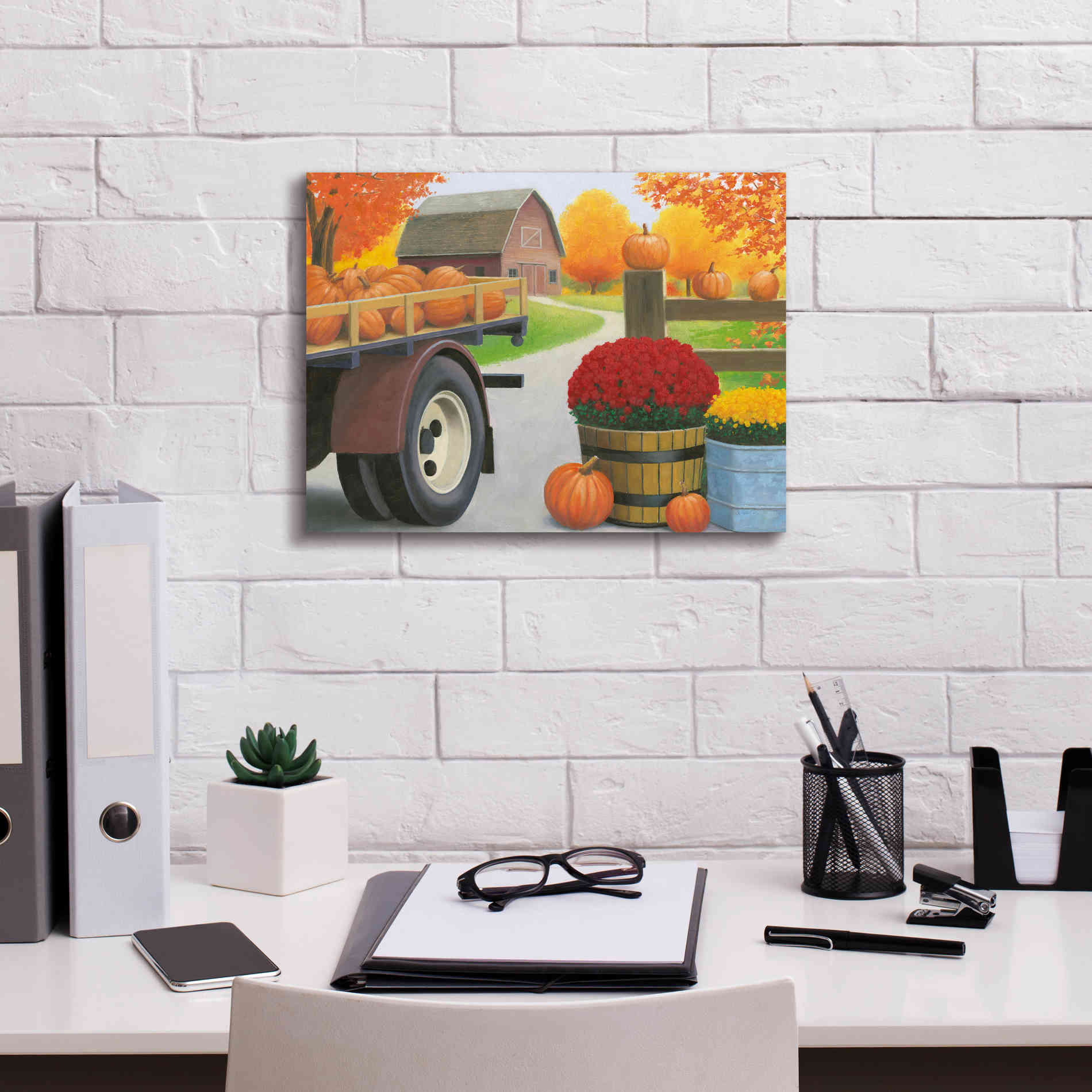 'Autumn Affinity I' by James Wiens, Canvas Wall Art,16 x 12