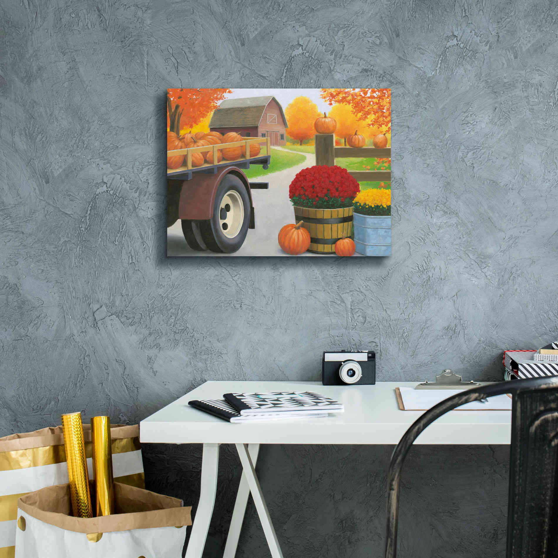 'Autumn Affinity I' by James Wiens, Canvas Wall Art,16 x 12