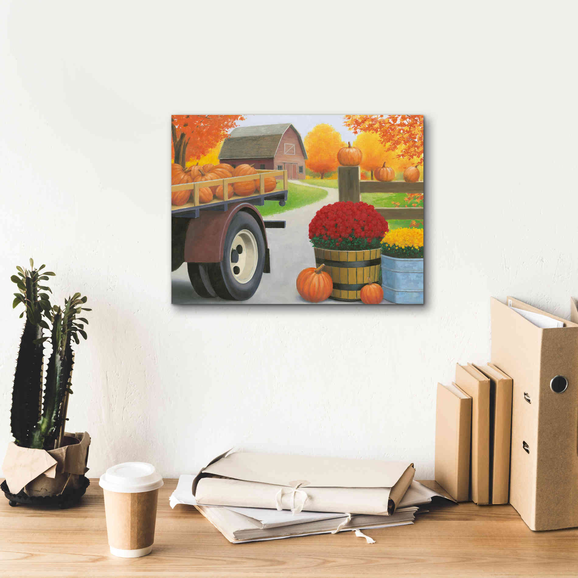 'Autumn Affinity I' by James Wiens, Canvas Wall Art,16 x 12