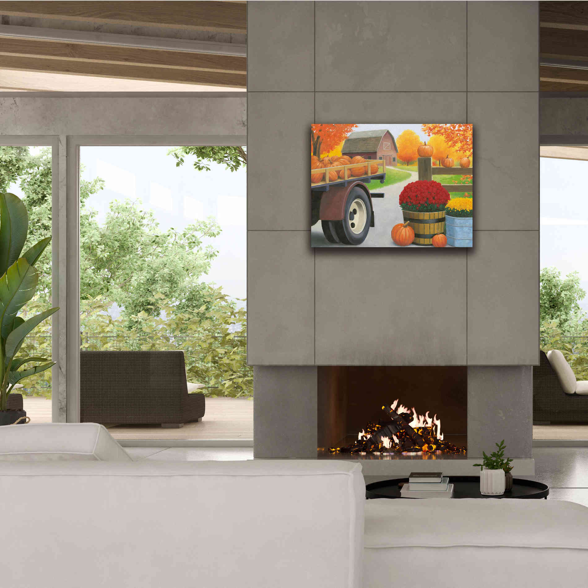 'Autumn Affinity I' by James Wiens, Canvas Wall Art,34 x 26