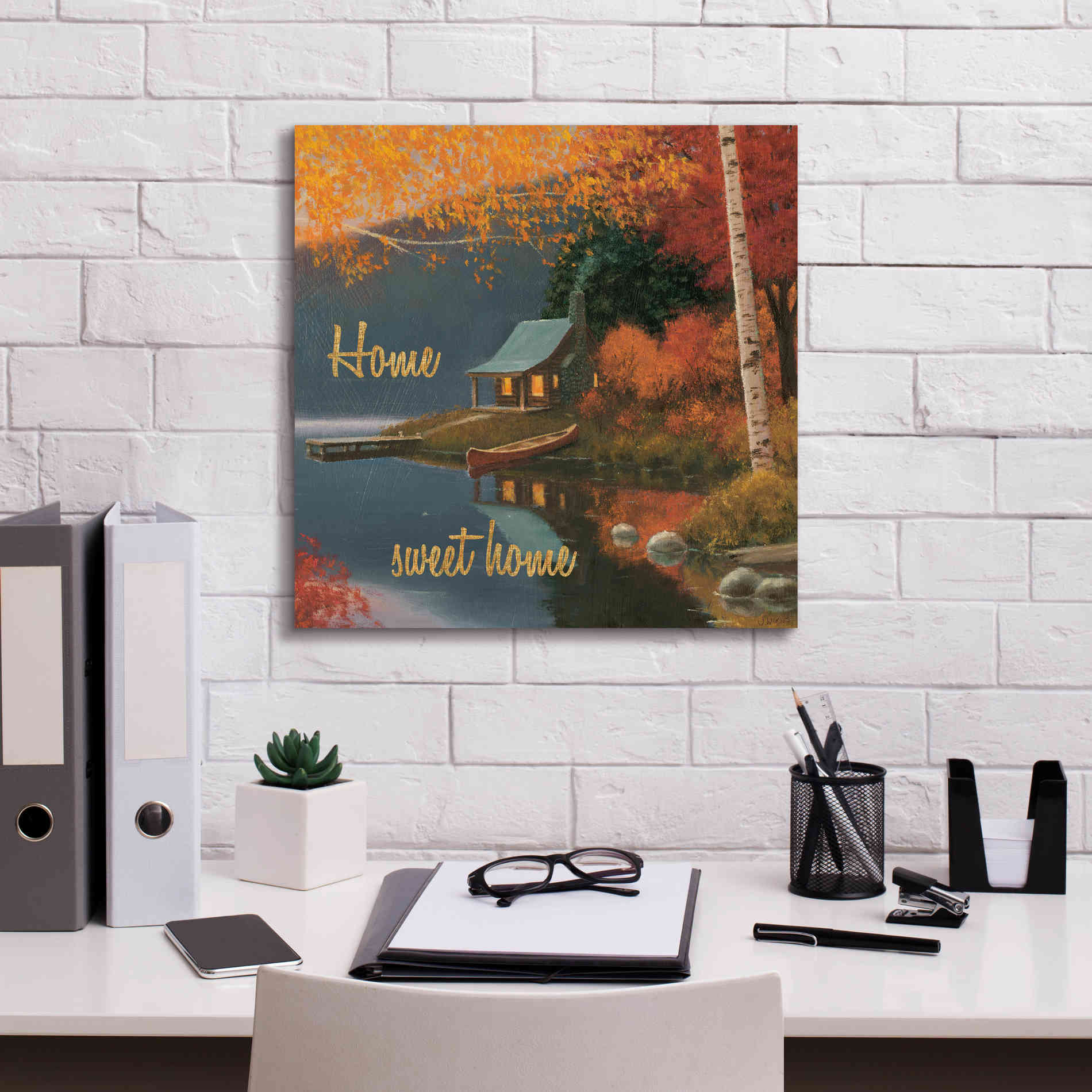 'Quiet Evening II' by James Wiens, Canvas Wall Art,18 x 18