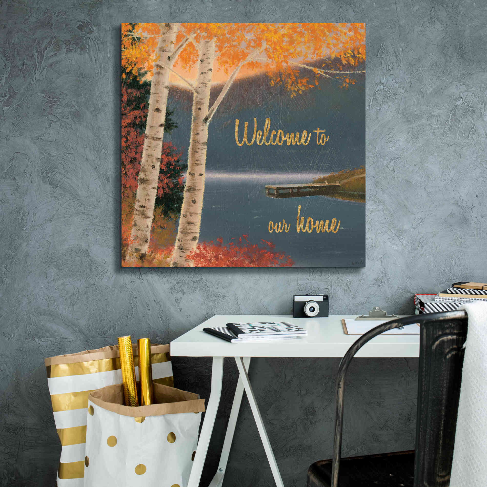 'Quiet Evening III' by James Wiens, Canvas Wall Art,26 x 26