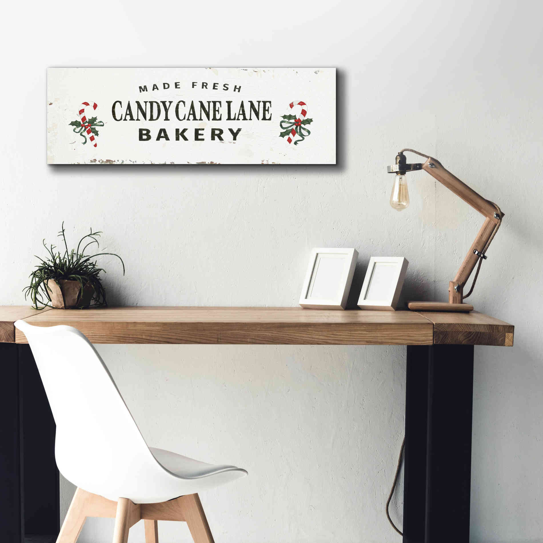 'Christmas in the Heartland V' by James Wiens, Canvas Wall Art,36 x 12