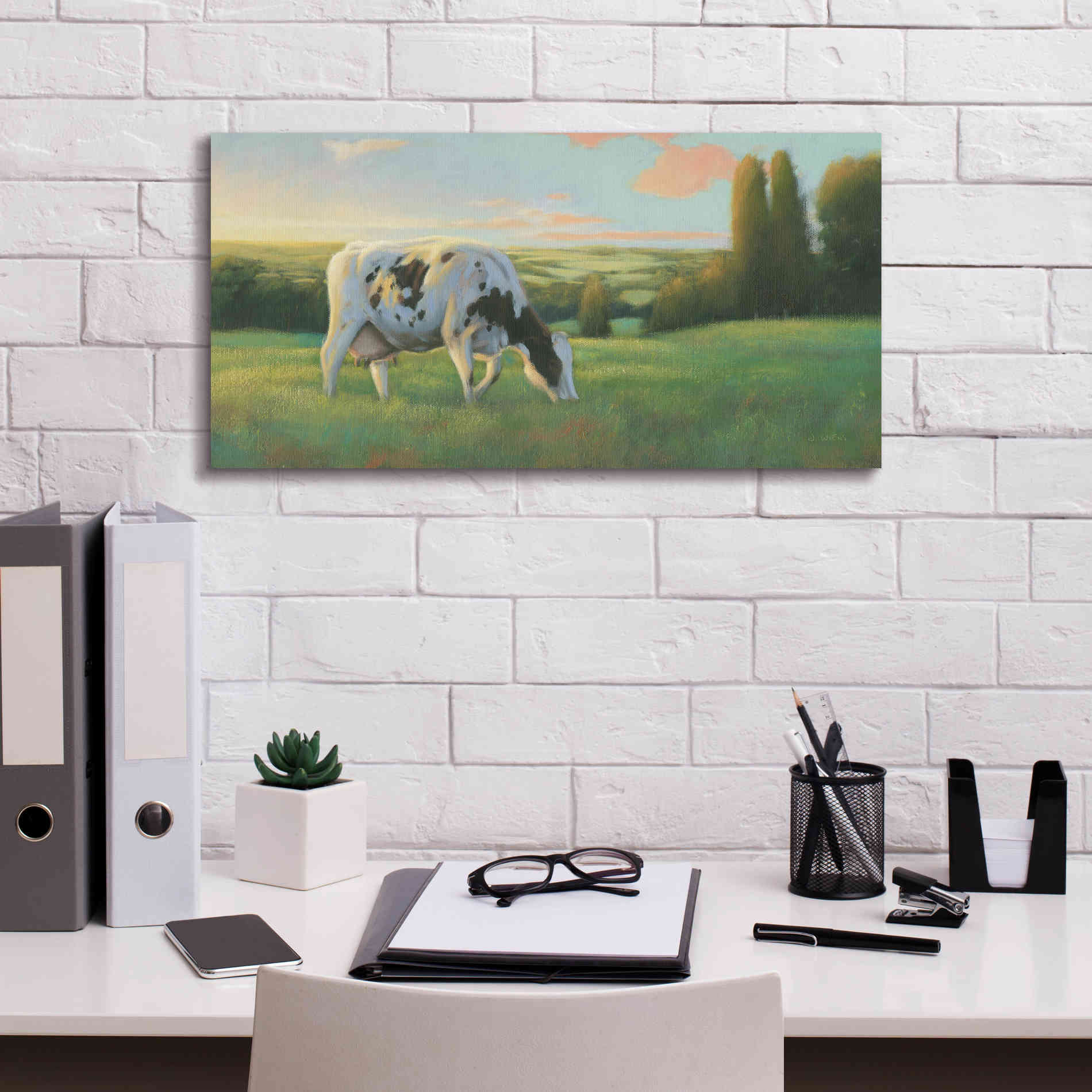 'Farm Life I' by James Wiens, Canvas Wall Art,24 x 12