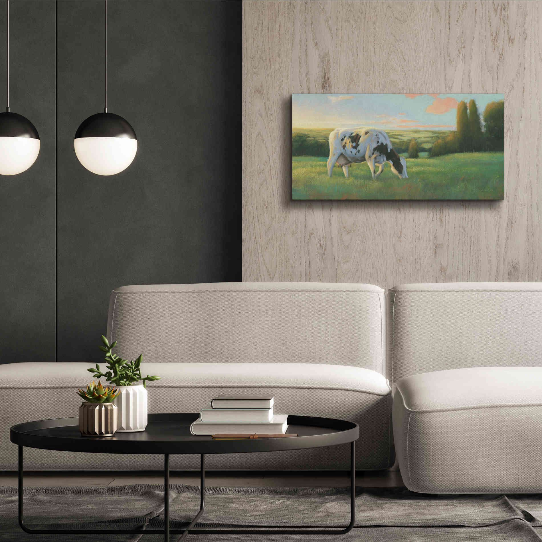 'Farm Life I' by James Wiens, Canvas Wall Art,40 x 20