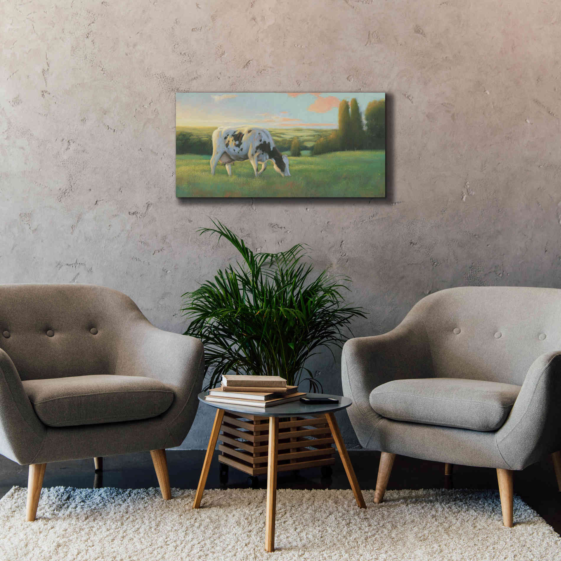 'Farm Life I' by James Wiens, Canvas Wall Art,40 x 20