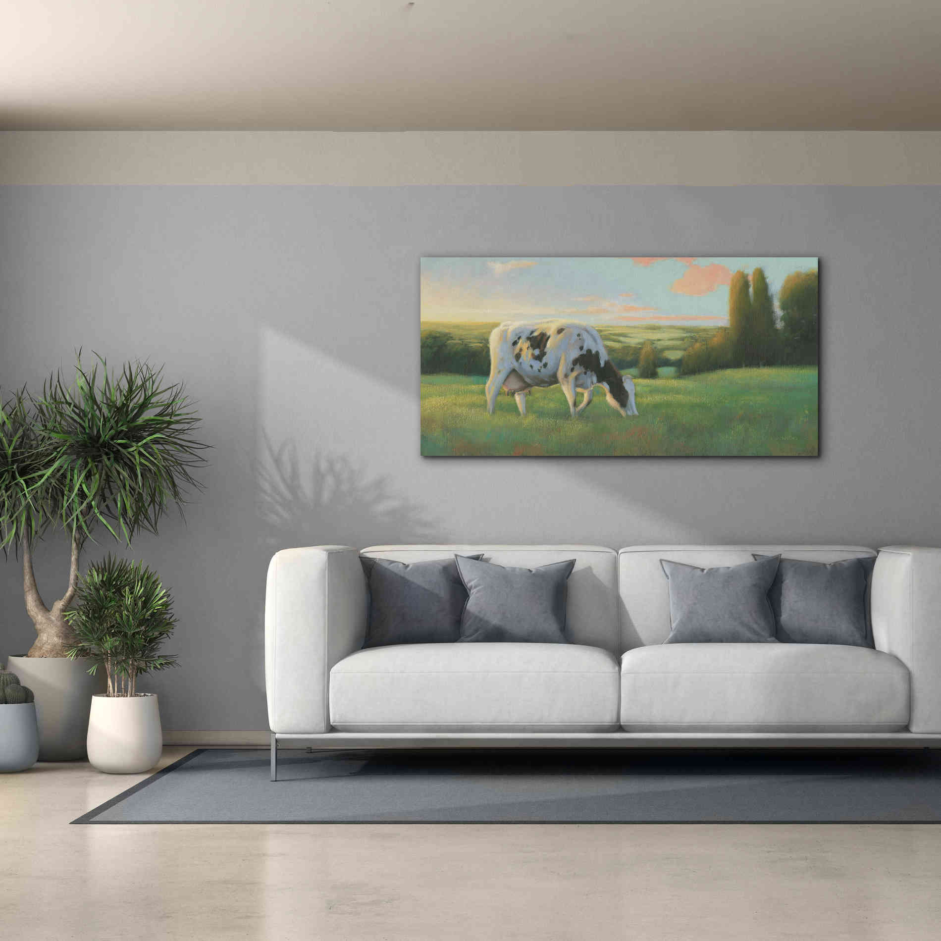 'Farm Life I' by James Wiens, Canvas Wall Art,60 x 30