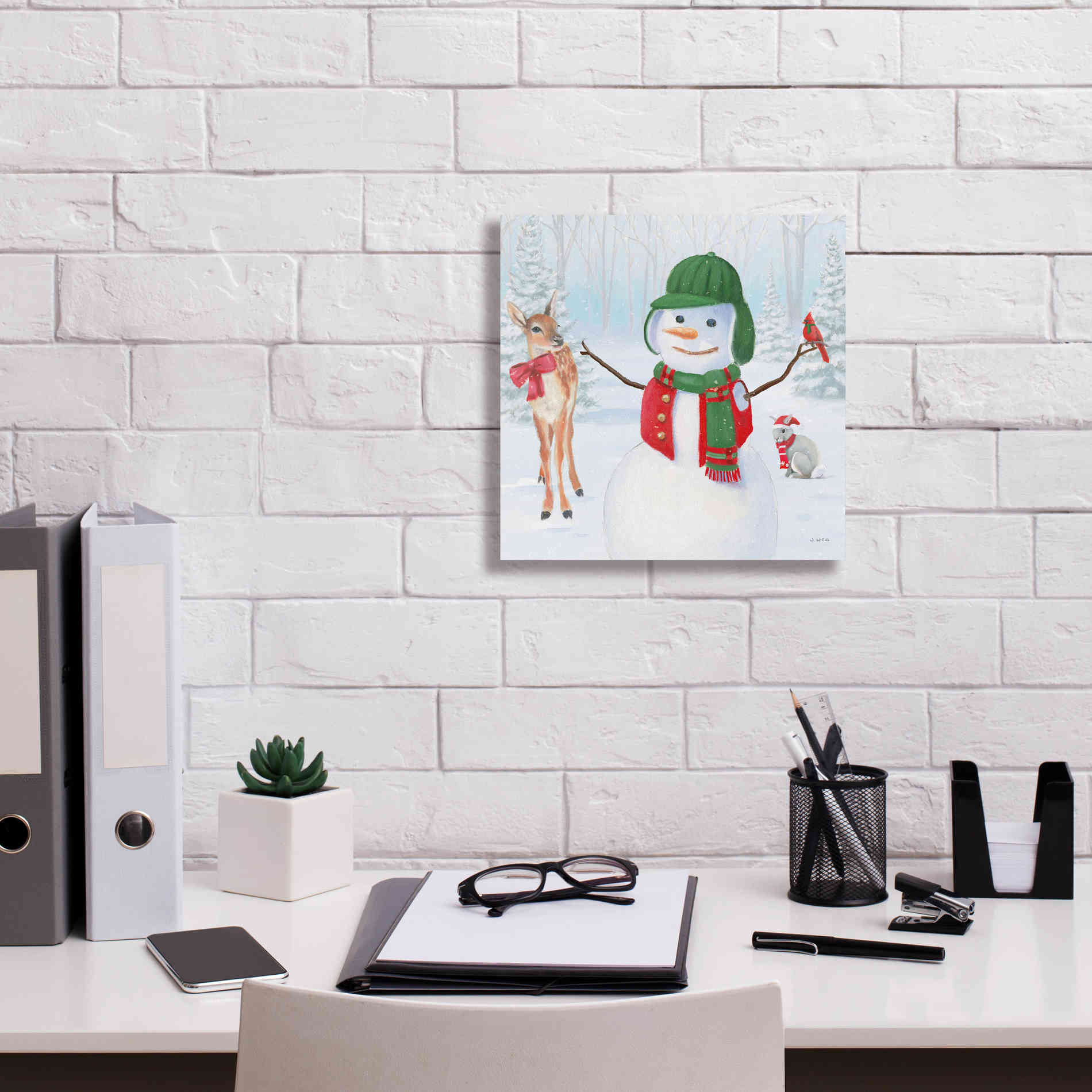 'Dressed for Christmas I Crop' by James Wiens, Canvas Wall Art,12 x 12