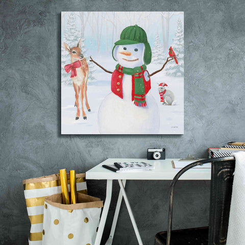 Image of 'Dressed for Christmas I Crop' by James Wiens, Canvas Wall Art,26 x 26