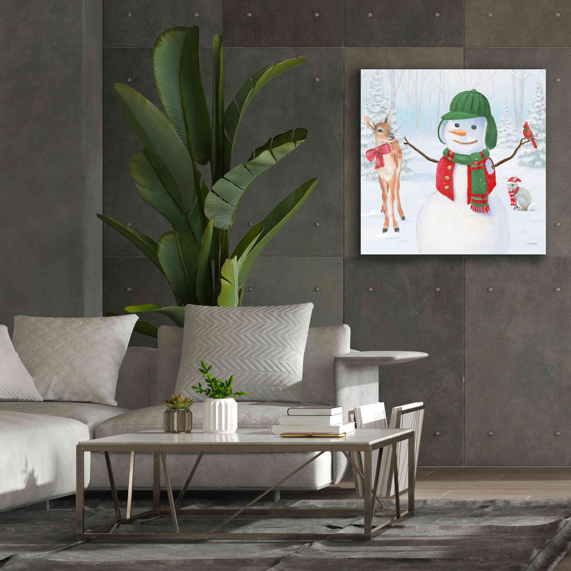 'Dressed for Christmas I Crop' by James Wiens, Canvas Wall Art,37 x 37