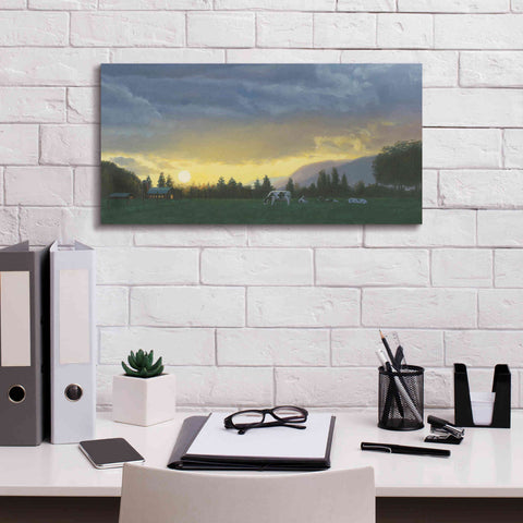 Image of 'Farm Life II' by James Wiens, Canvas Wall Art,24 x 12