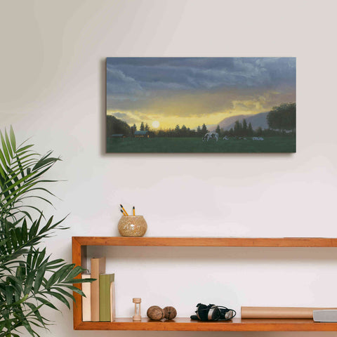Image of 'Farm Life II' by James Wiens, Canvas Wall Art,24 x 12