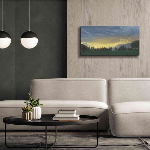 Image of 'Farm Life II' by James Wiens, Canvas Wall Art,40 x 20