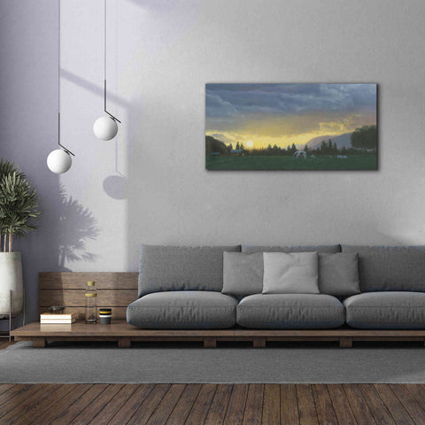 Image of 'Farm Life II' by James Wiens, Canvas Wall Art,60 x 30