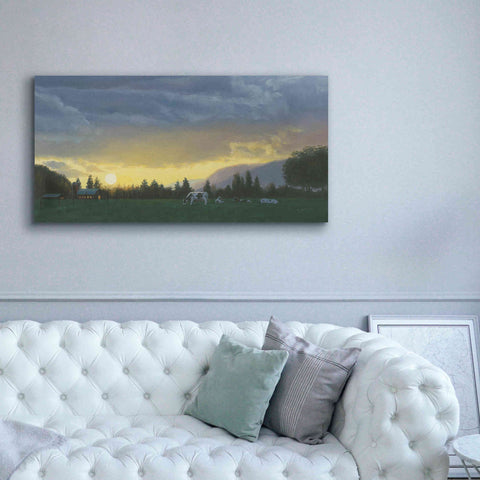 Image of 'Farm Life II' by James Wiens, Canvas Wall Art,60 x 30