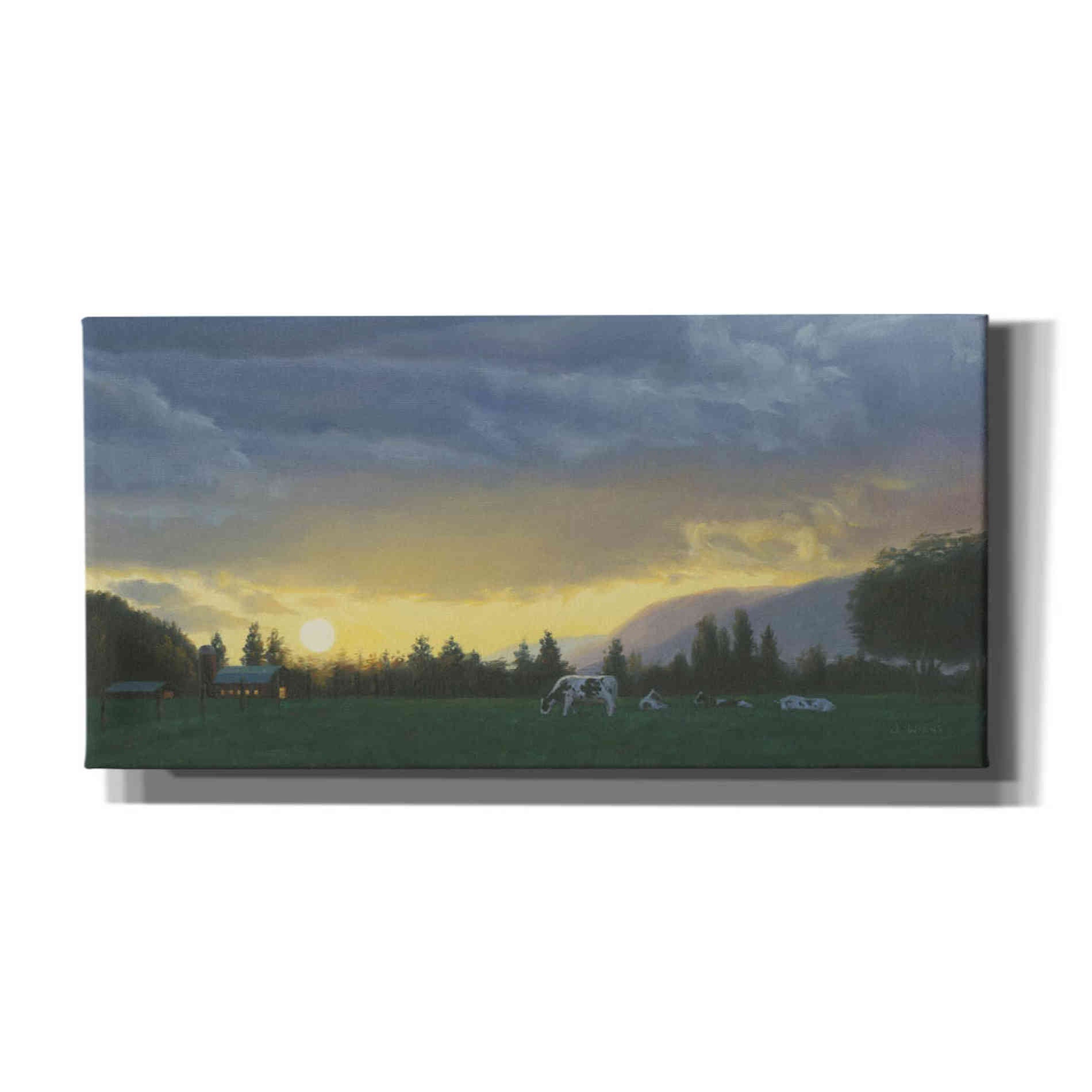 'Farm Life II' by James Wiens, Canvas Wall Art,24x12x1.1x0,40x20x1.74x0,60x30x1.74x0