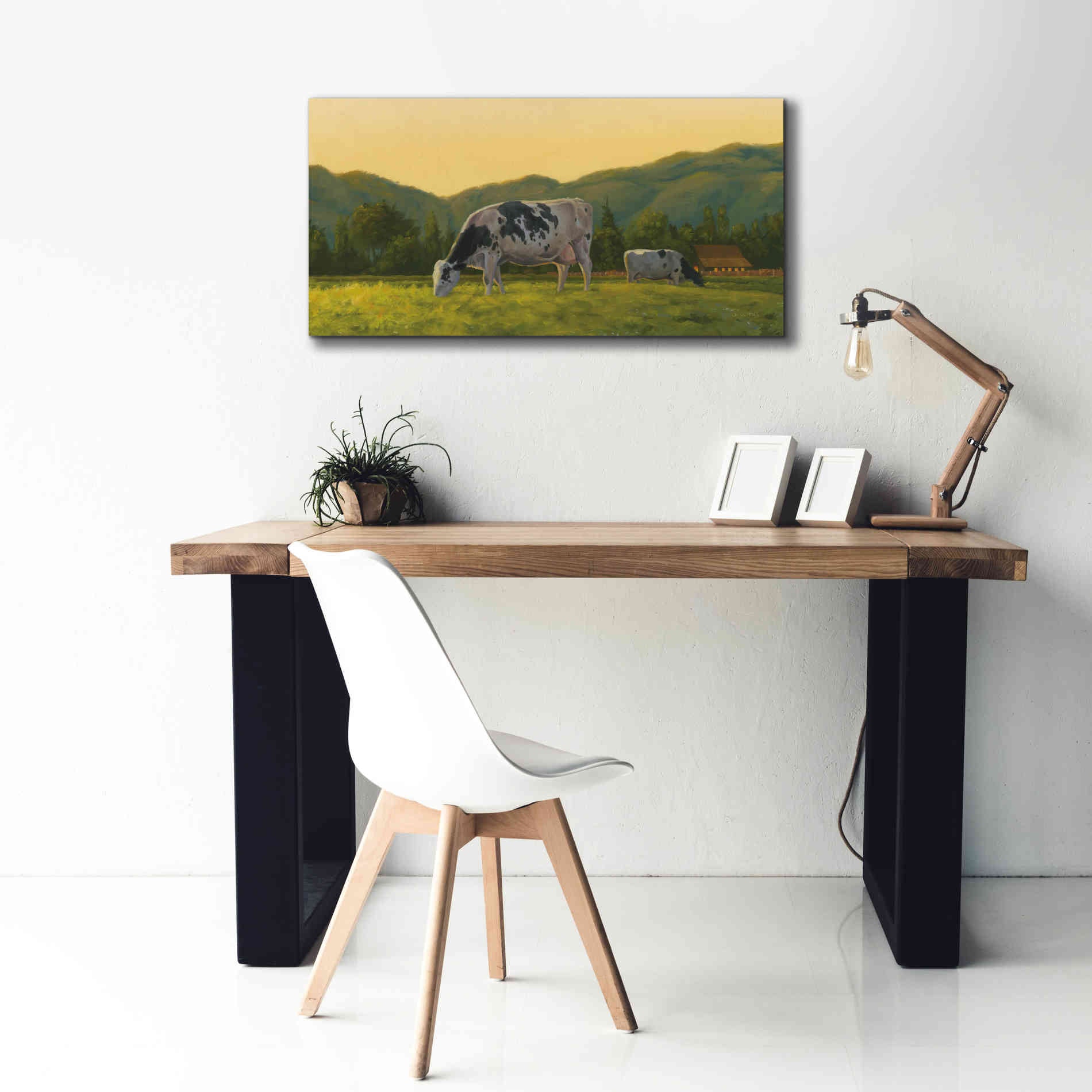 'Farm Life III' by James Wiens, Canvas Wall Art,40 x 20