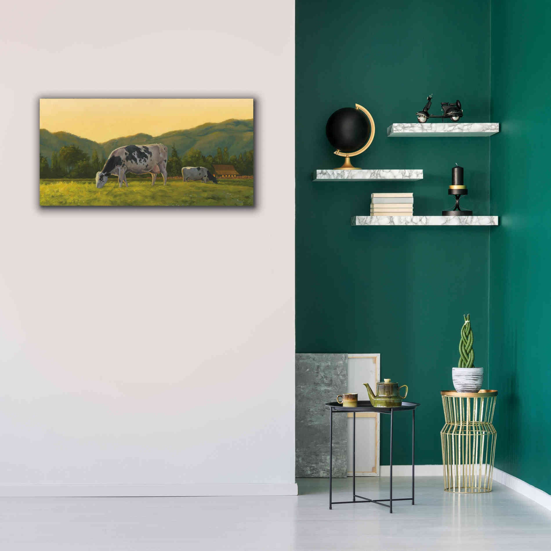 'Farm Life III' by James Wiens, Canvas Wall Art,40 x 20