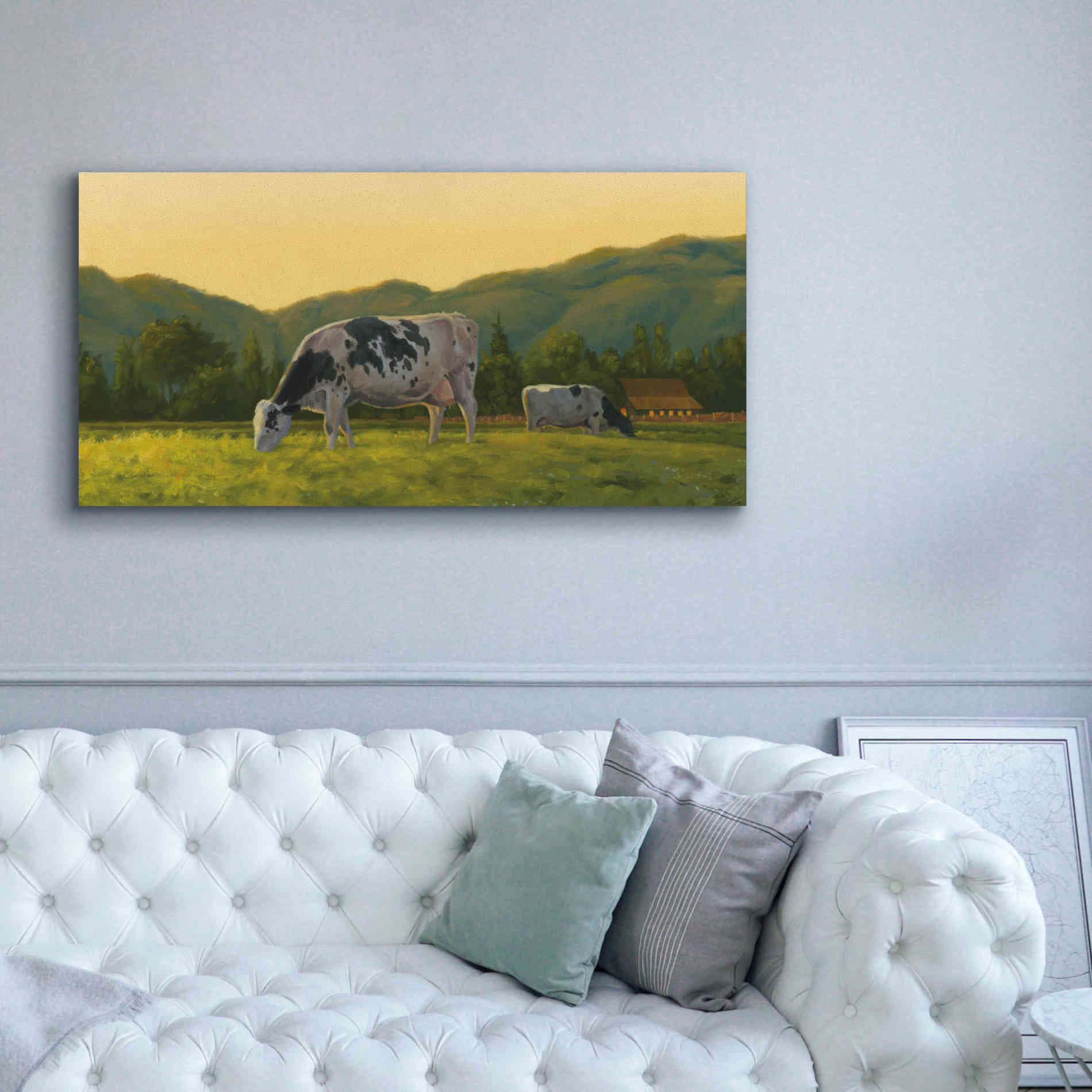 'Farm Life III' by James Wiens, Canvas Wall Art,60 x 30