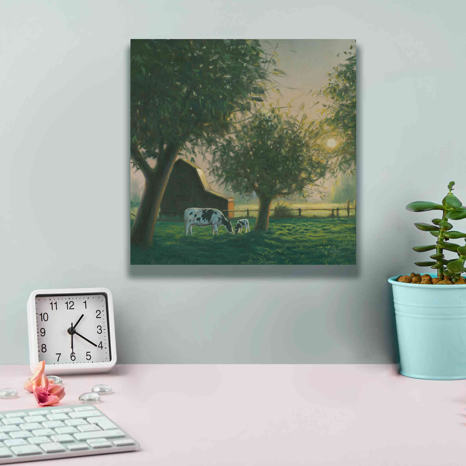 'Farm Life IV' by James Wiens, Canvas Wall Art,12 x 12