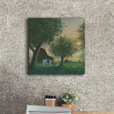 Image of 'Farm Life IV' by James Wiens, Canvas Wall Art,18 x 18