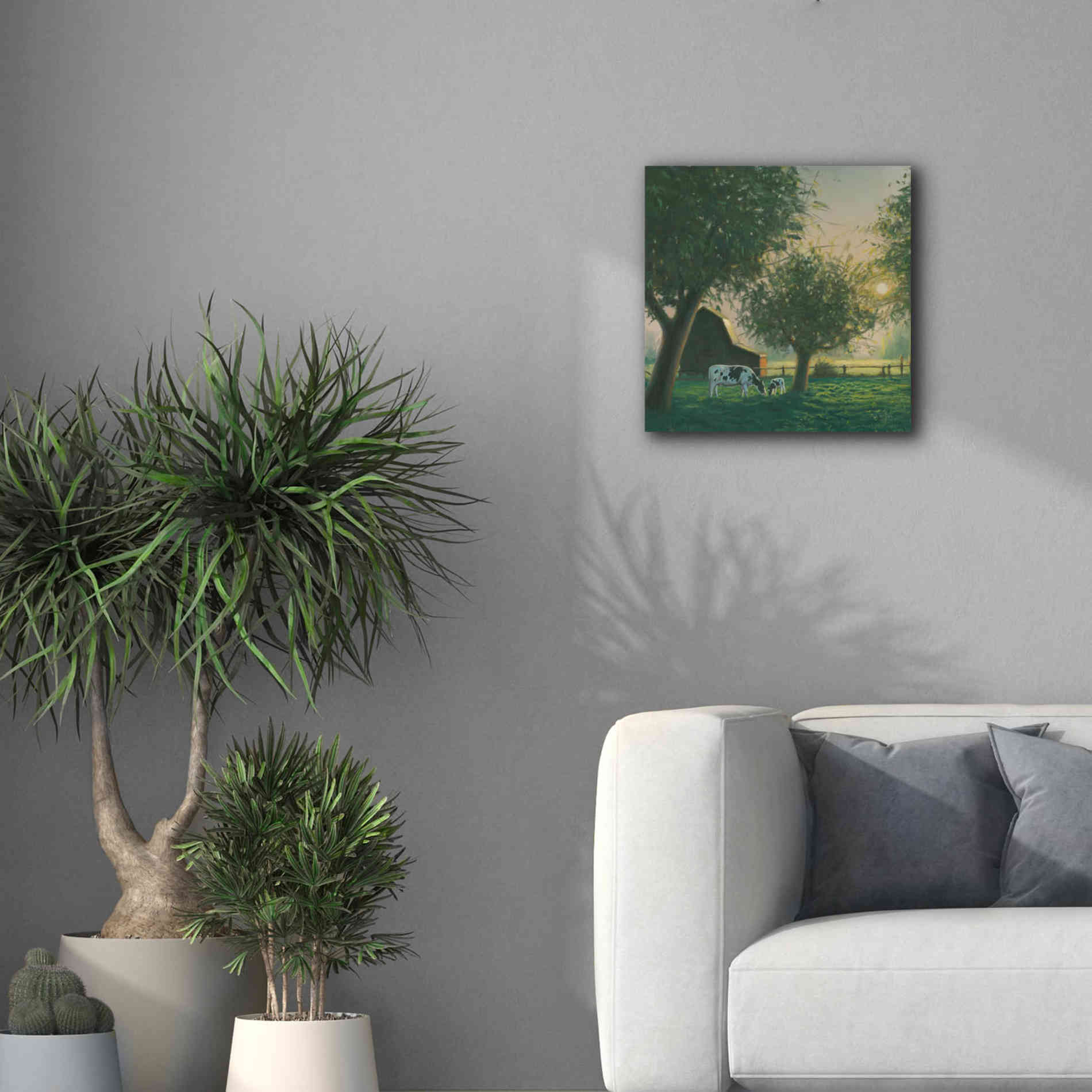 'Farm Life IV' by James Wiens, Canvas Wall Art,18 x 18